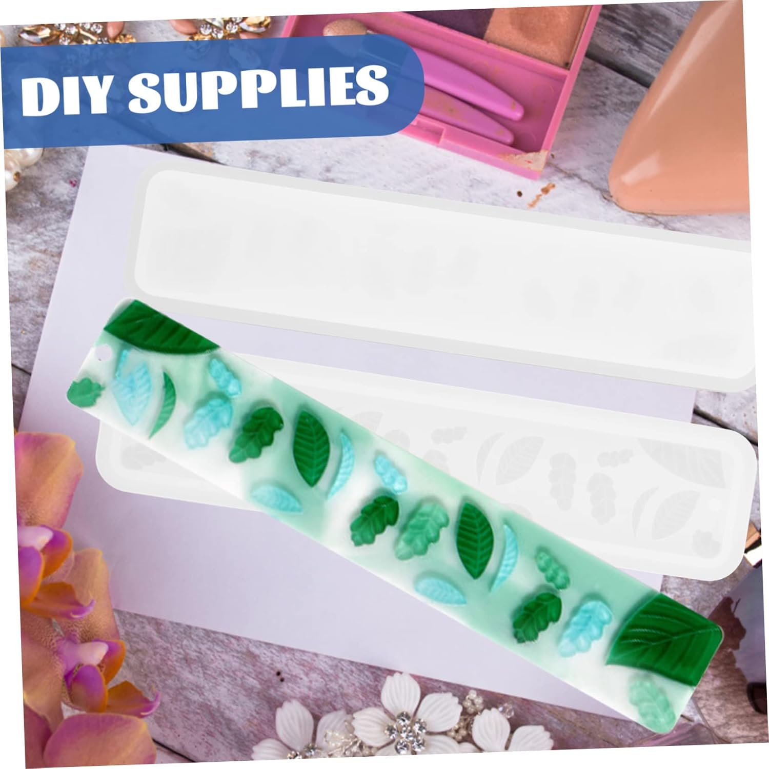 Abaodam 6 pcs Bookmark Silicone Mold epoxy Resin molds Bookmark Making molds Bookmark Mould Ornament Resin Mold Bookmark molds for epoxy Resin epoxy