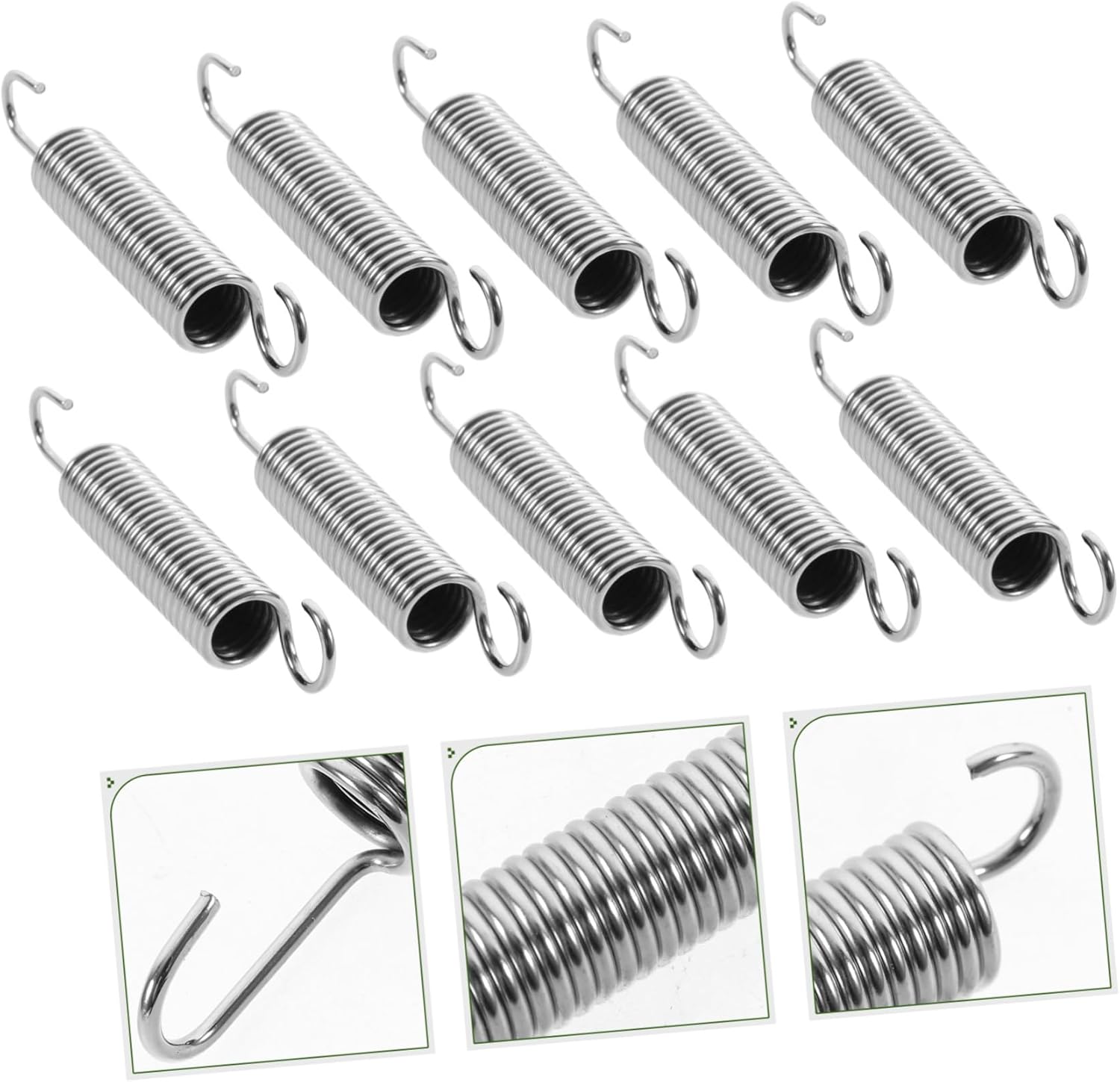 10 Uds. Accesorios de resorte manual Tijeras altas de acero reemplazo de resorte de acero inoxidable podadoras de mano muelles árbol rama