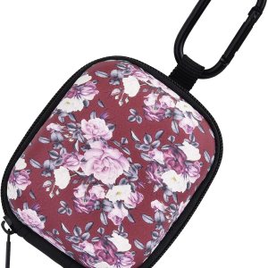 AIRSPO – Funda para auriculares, funda organizadora de auriculares, funda de transporte pequeña, bolsa de almacenamiento de EVA dura, a prueba de AIRSPO – Funda para auriculares, funda organizadora de auriculares, funda de transporte pequeña, bolsa de almacenamiento de EVA dura, a prueba de