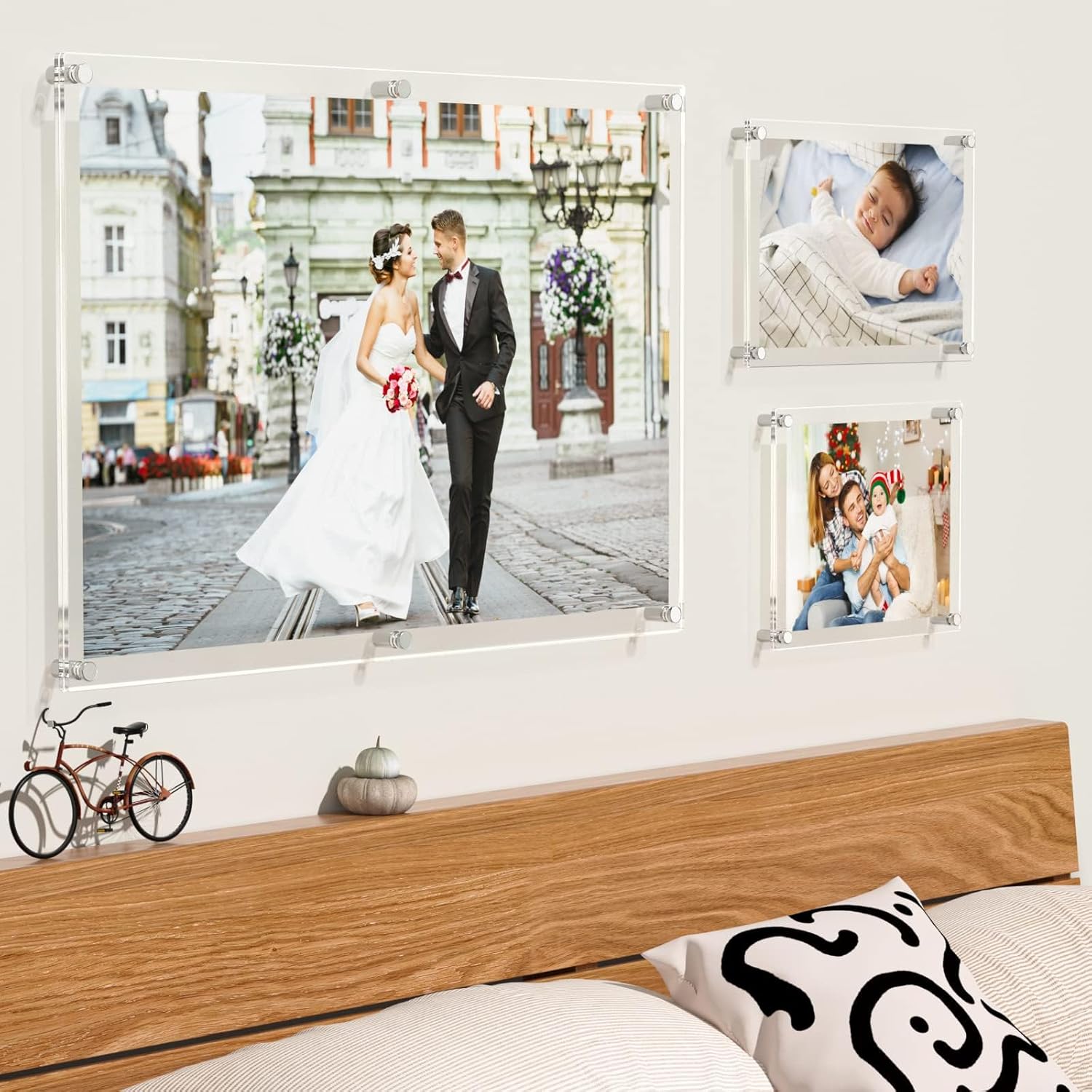 Niubee – Marco para fotografías, acrílico transparente