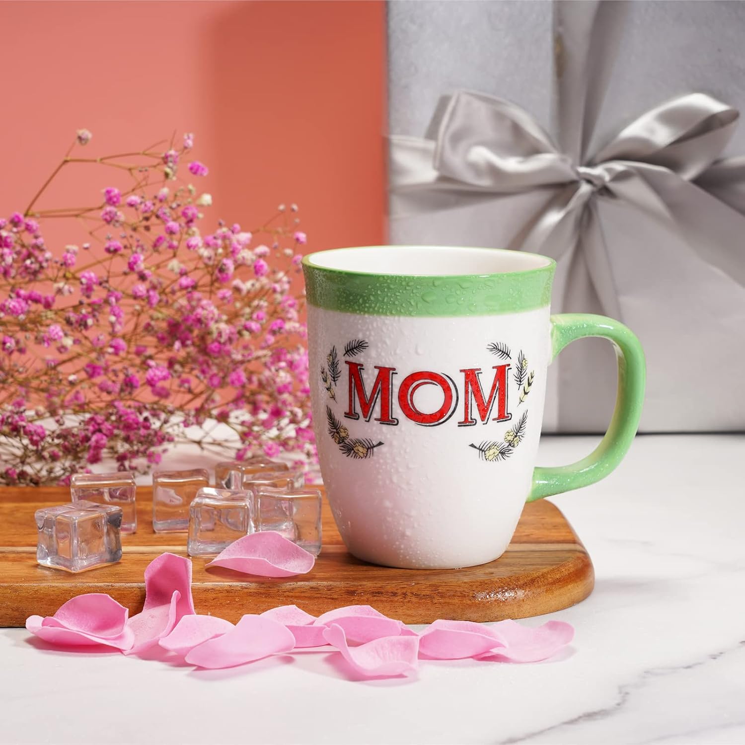 Taza de café de cerámica para mamá, de 16 onzas, divertida y novedosa, taza de café para mujeres, ideal para Navidad, Día de la Madre, cumpleaños,