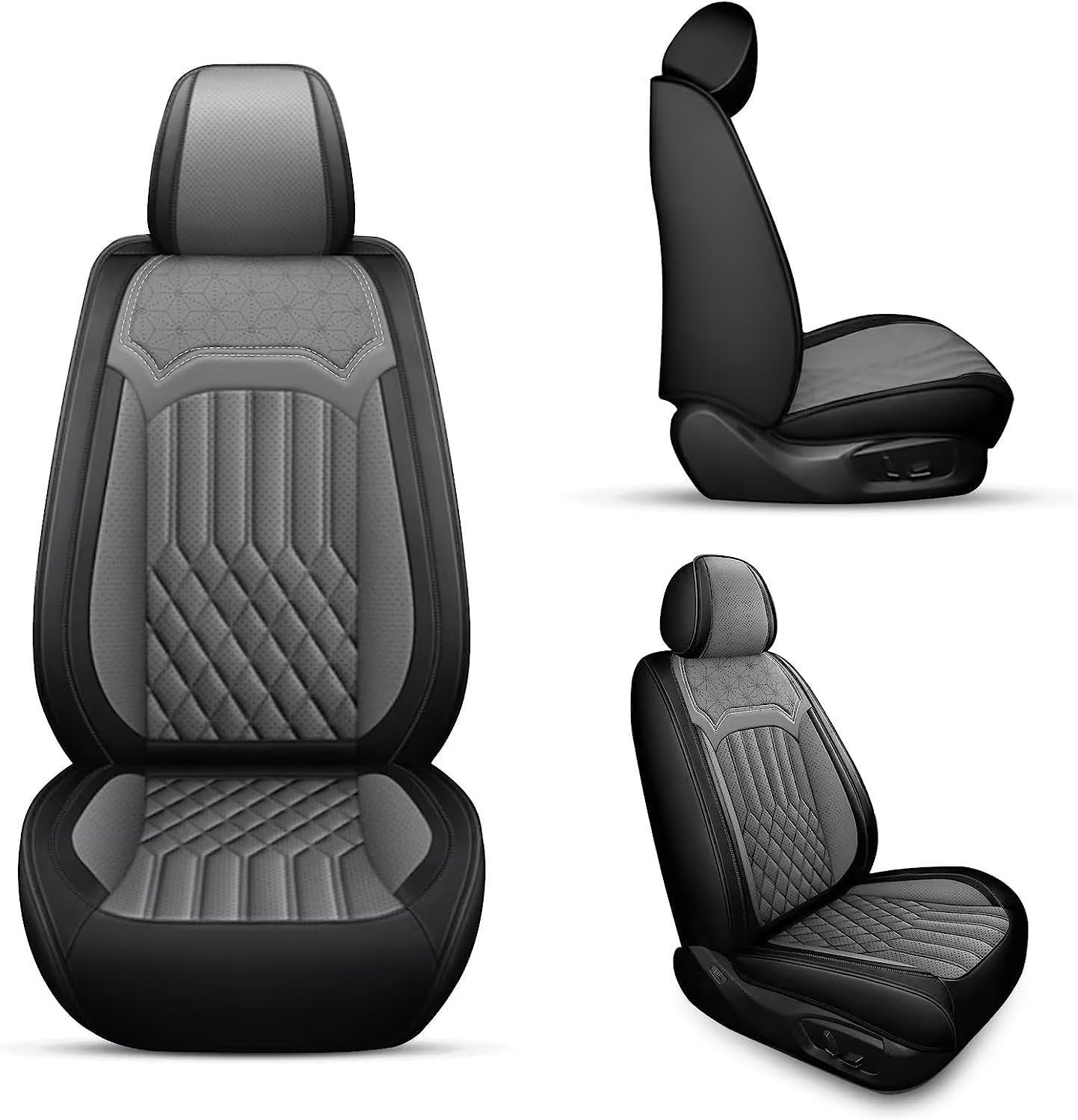 Fundas de asiento de automóvil para 2 asientos delanteros, aptas para Hyundai Sonata 2007-2023 2024 con compatible con bolsas de aire, accesorios de