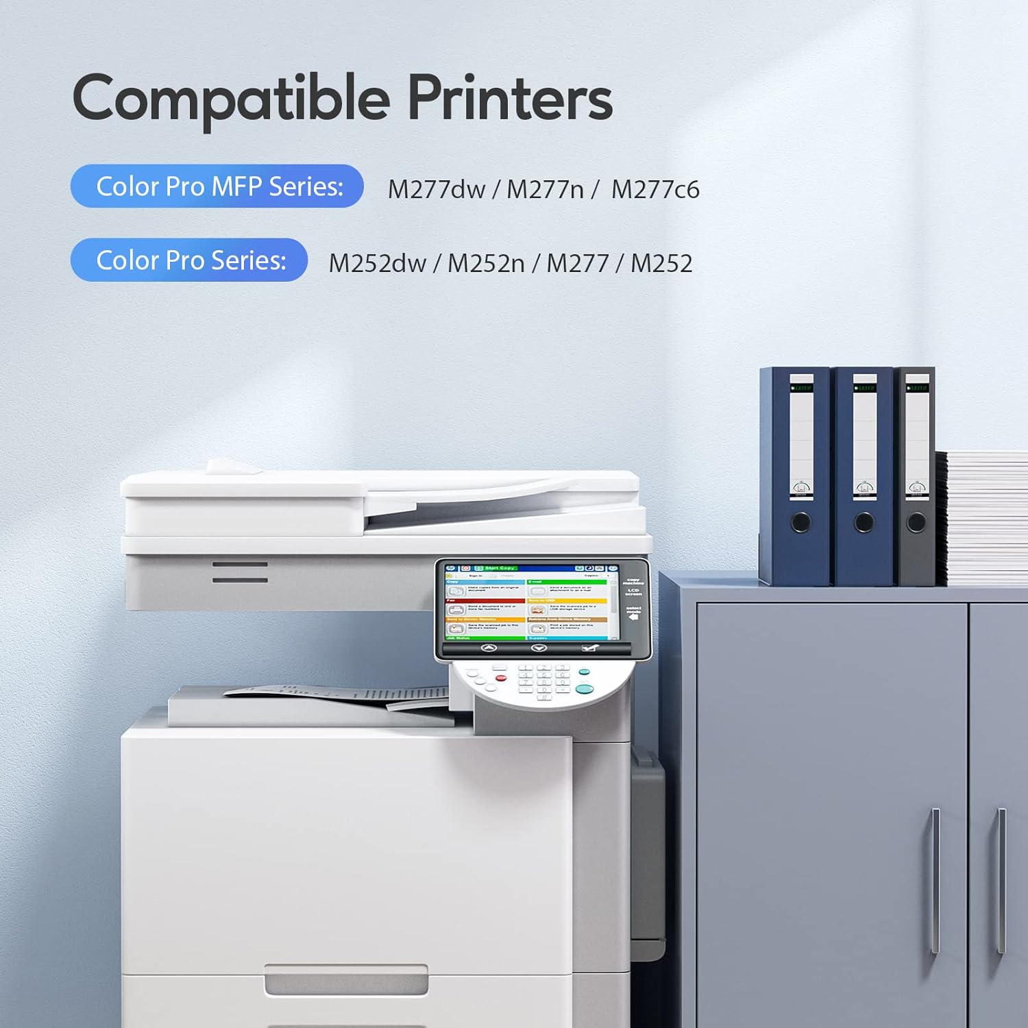 201X – Cartucho de tóner compatible con HP 201X 201A, 4 unidades CF400A CF401A CF402A CF403A de alto rendimiento para HP Color Laserjet Pro MFP