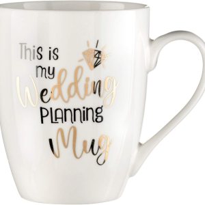 Lillian Rose Taza de café de planificación de bodas, 1 unidad (paquete de 1), color crema Lillian Rose Taza de café de planificación de bodas, 1 unidad (paquete de 1), color crema