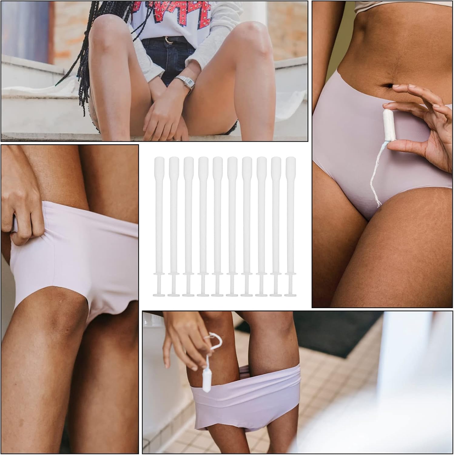 Healifty Aplicador de gel vaginal, 10 aplicadores de crema vaginal desechables, aplicadores de inyectores roscados higiénicos, lubricante