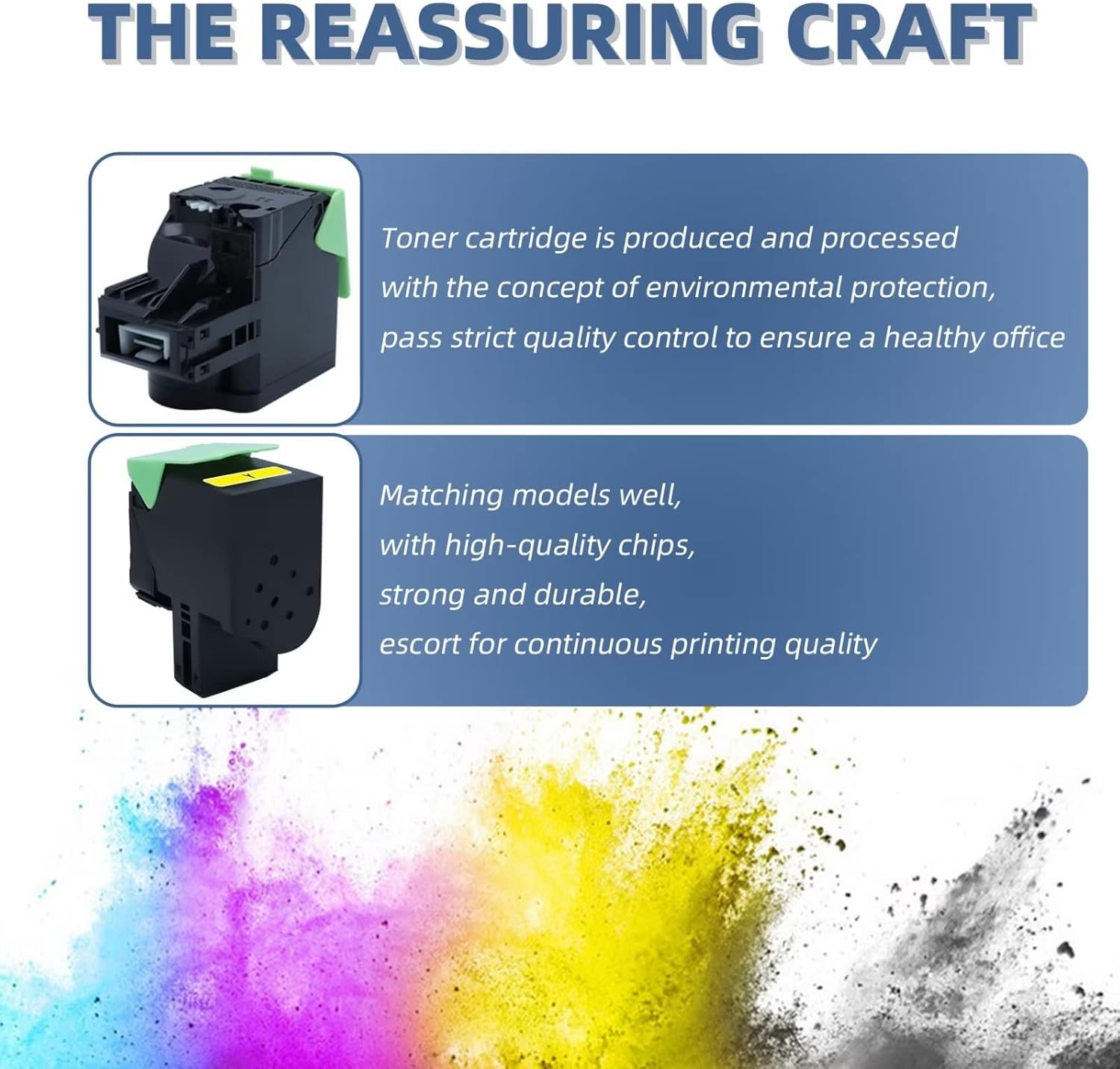 C2310Y0 Cartucho de tóner amarillo de repuesto para Lexmark C2325 C2325dw C2425 C2425dw C2535 C2535dw MC2325 MC2325adw MC2425 MC2425adw MC2535adwe
