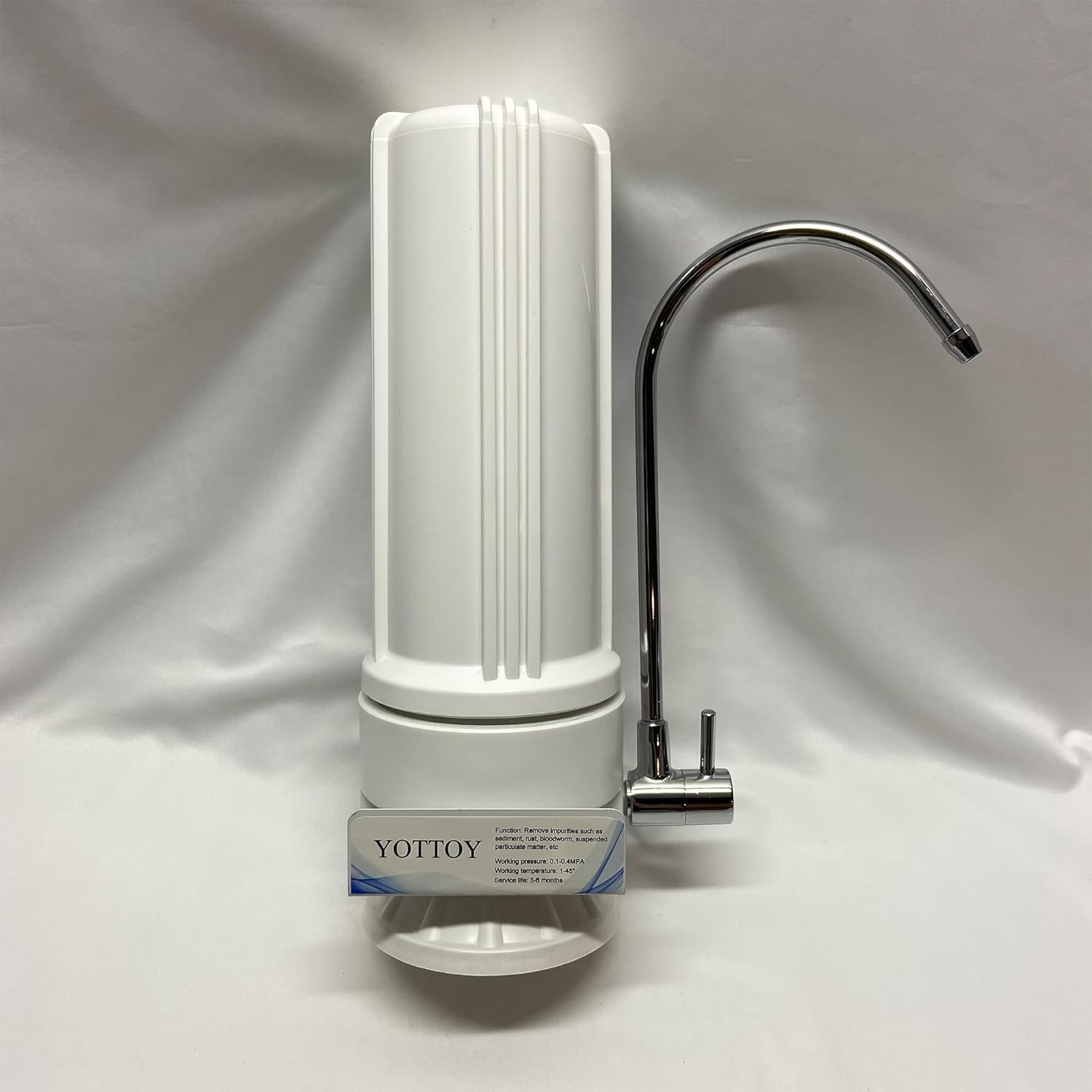 Filtros YOTTOY para grifos, sistema de filtración de agua de encimera de alta calidad, filtros de agua portátiles fáciles de usar que transforman el