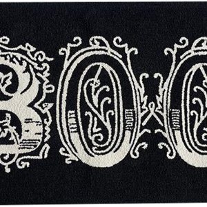 Decoración de Halloween para patio al aire libre, alfombra de 23.6 x 15.7 pulgadas, absorbente de bruja de Halloween, calabaza, linternas de Decoración de Halloween para patio al aire libre, alfombra de 23.6 x 15.7 pulgadas, absorbente de bruja de Halloween, calabaza, linternas de