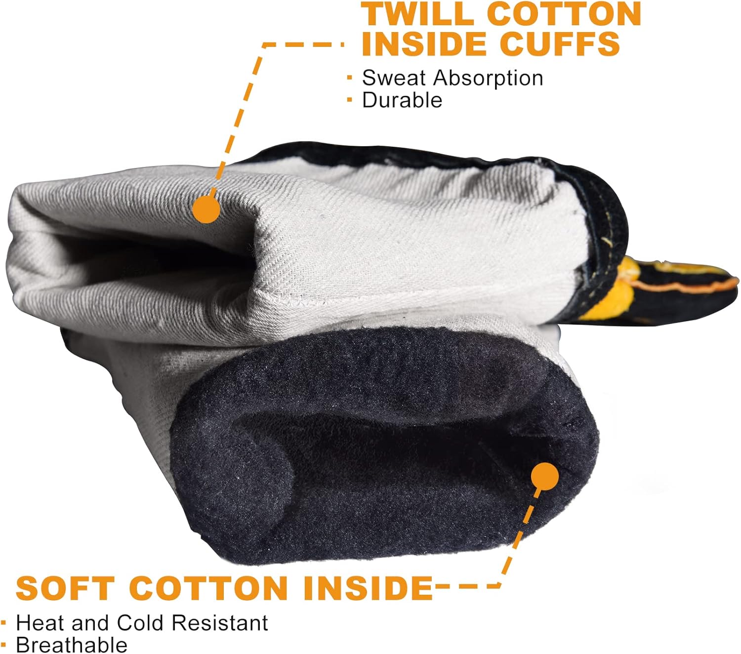 TOPDC Guantes de soldadura de 16 pulgadas con pantalla de visualización grande de 3.94 x 2.64 pulgadas, casco de soldadura de oscurecimiento