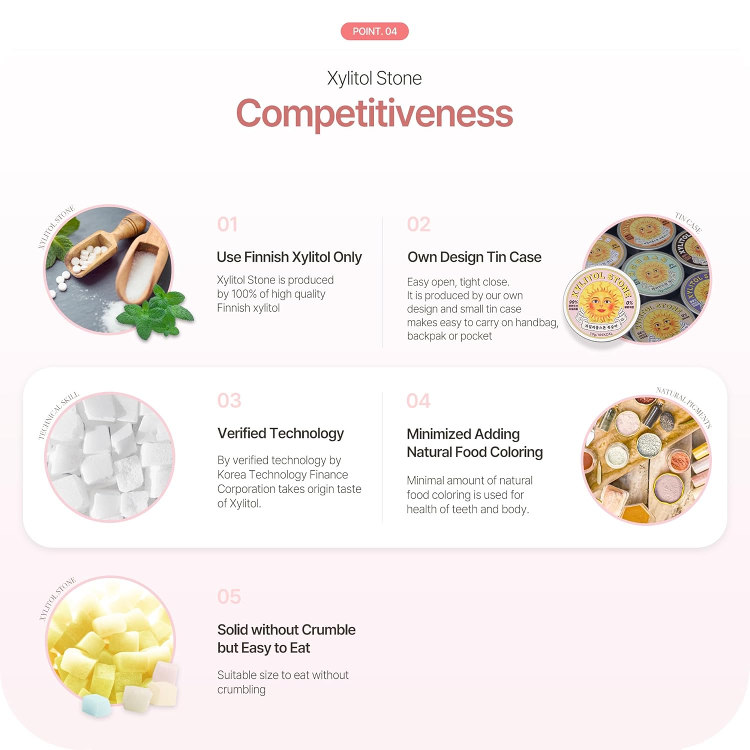 Xylitol Stone  Deliciosos dulces sin azúcar  100% mentas finlandesas de xilitol  Snacks conscientes de la salud  mentas refrescantes para el aliento