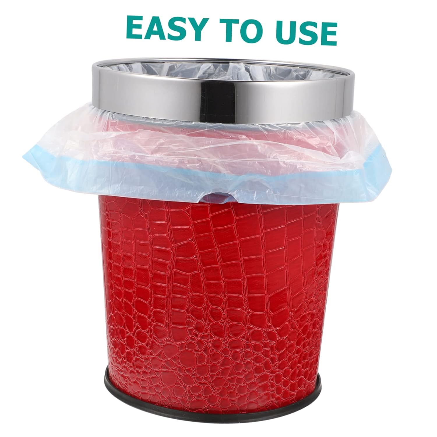 Bote de basura chino Contenedores de plástico Decoración para oficina Papelera de plástico para desperdiciar cubos de papel Cubo de basura retro