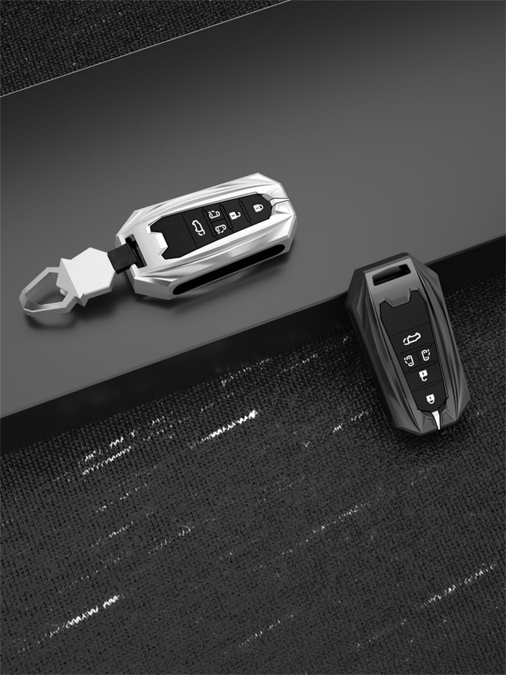 Funda de aleación de zinc compatible con Toyota Sienna 2021 2022 2023 6 botones