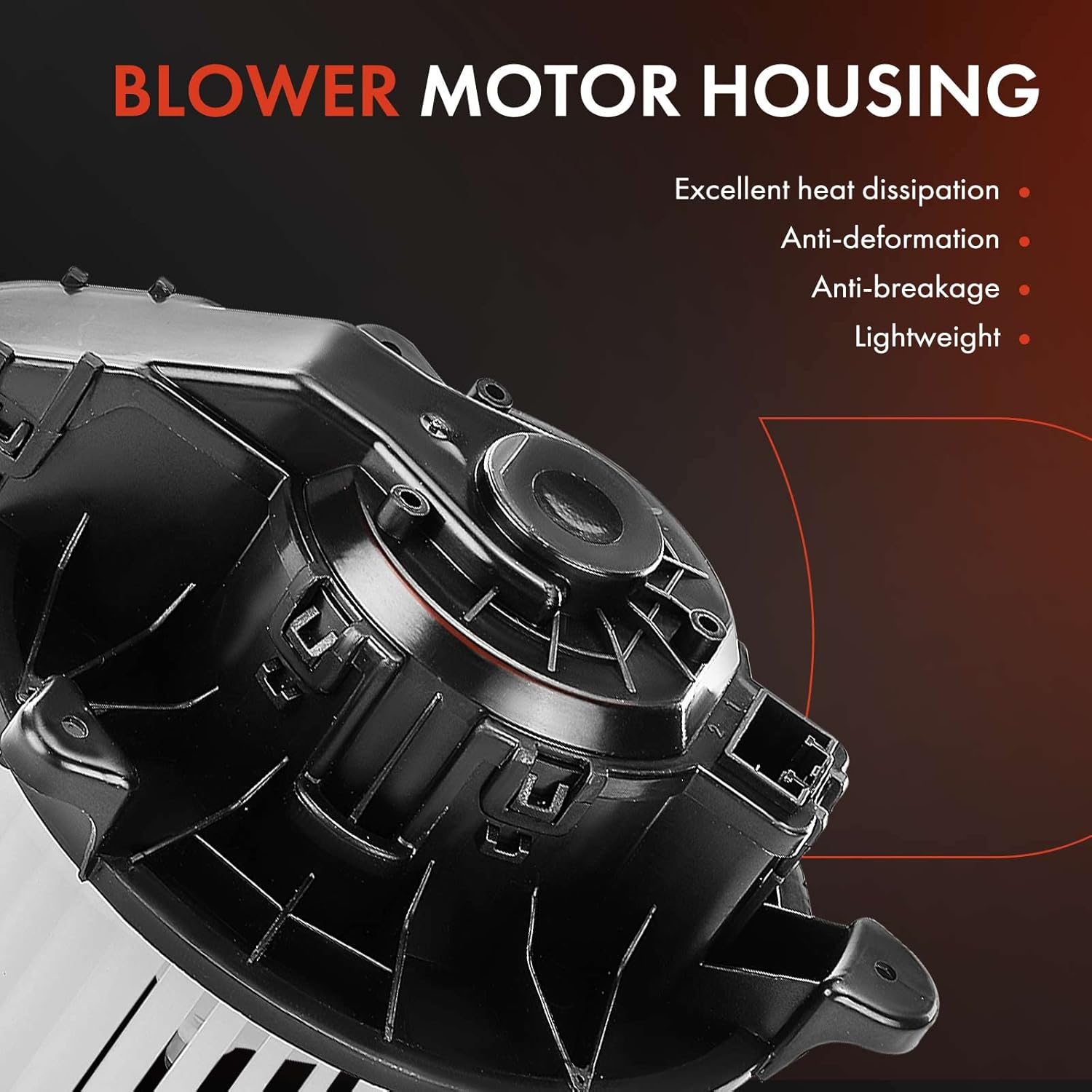 A-Premium Conjunto de motor del soplador de calentador HVAC compatible con vehículos Volvo – XC40 2019-2020, L4 2.0L – Parte delantera, repuesto #