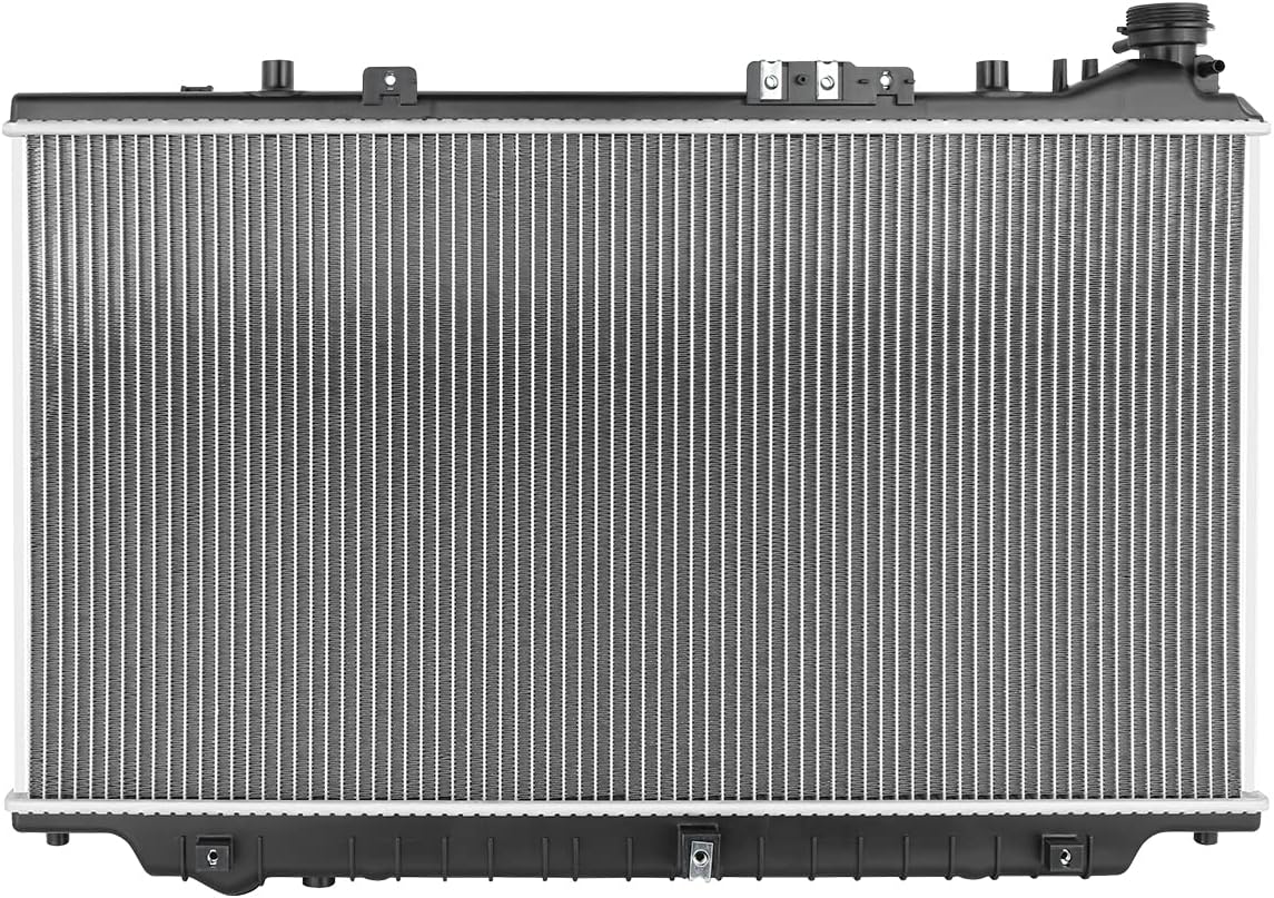 DNA Motoring OEM-RA-13473 Radiador de núcleo de aluminio de 1 fila compatible con 12-17 Caprice 6.0L AT, 30-18 pulgadas de ancho x 15-34 pulgadas de