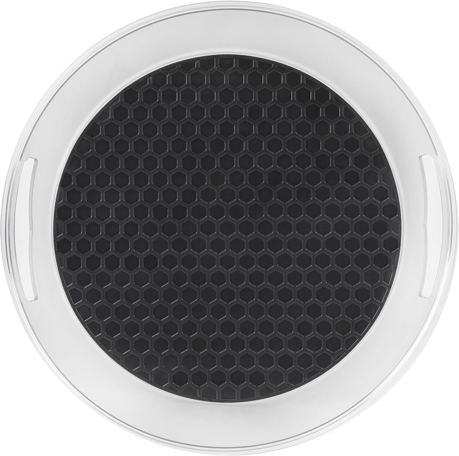 Spectrum Hexa Lazy Susan – Bandeja giratoria de almacenamiento para refrigerador, despensa, gabinete, mesa y organización de estantesperfecta para