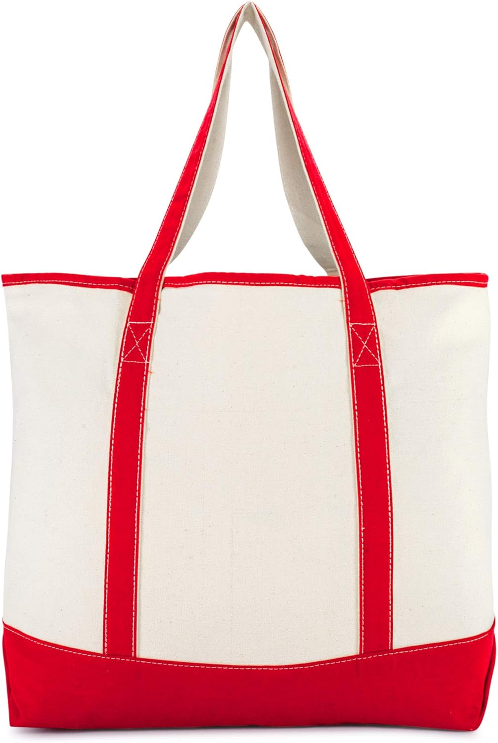 Bolsa de mano de lujo con parte superior abierta de 22 pulgadas con bolsillo exterior
