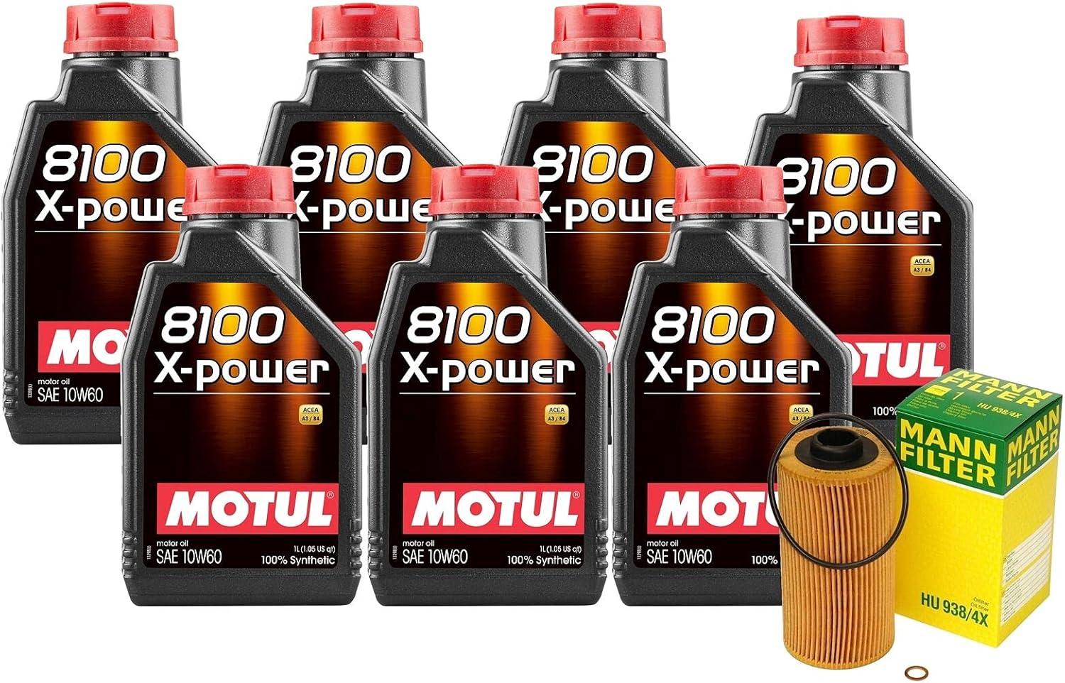 7L 8100 X-POWER 10W60 Filter Engine Motor Oil kit E39 M5 5.0L 00-03