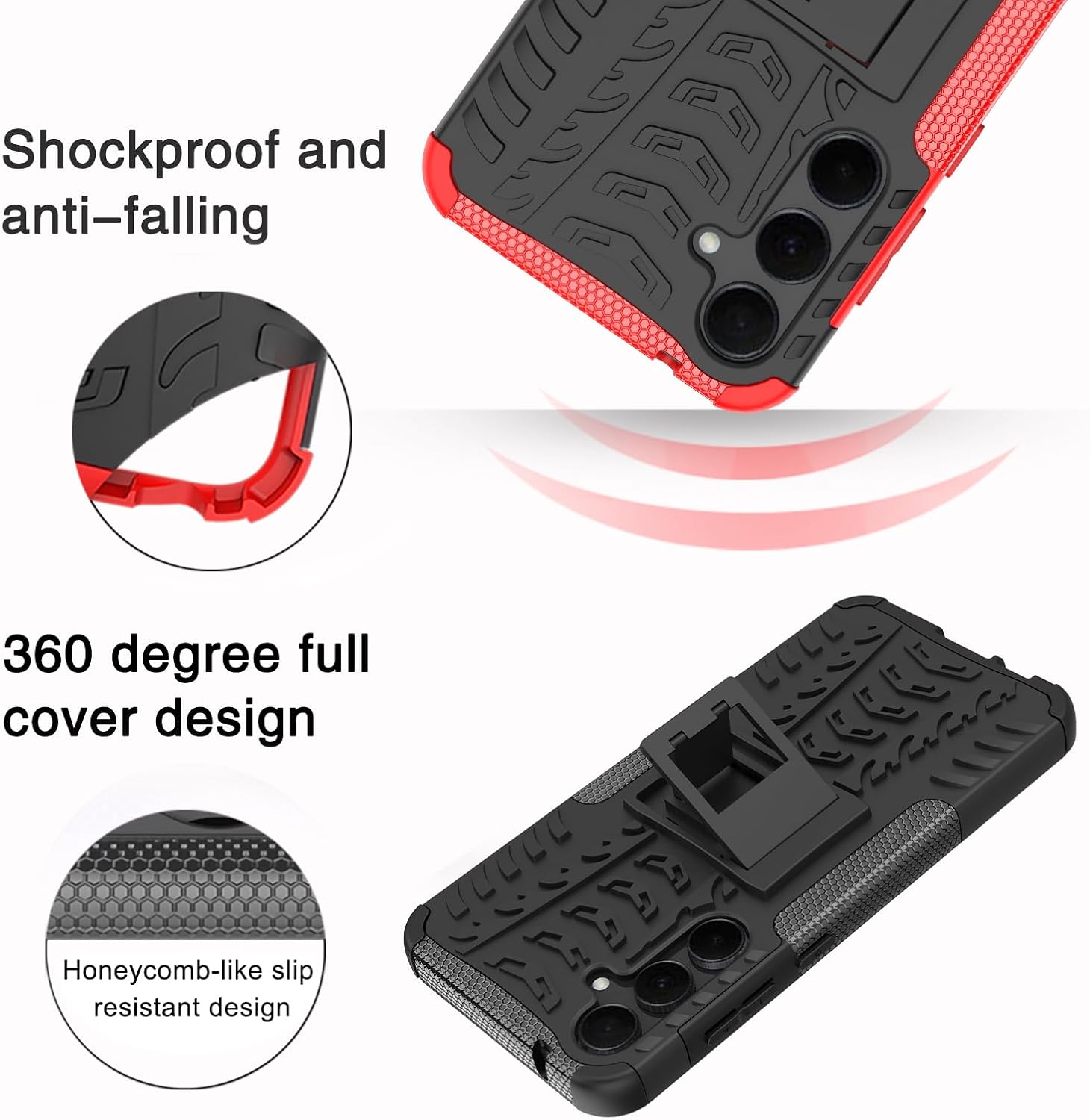 Funda para Xiaomi Redmi Note 10 Pro 5G, Funda para Xiaomi Poco X3 GT 5G 21061110AG Case 2 en 1 con Kickstand Cases Cover Negro