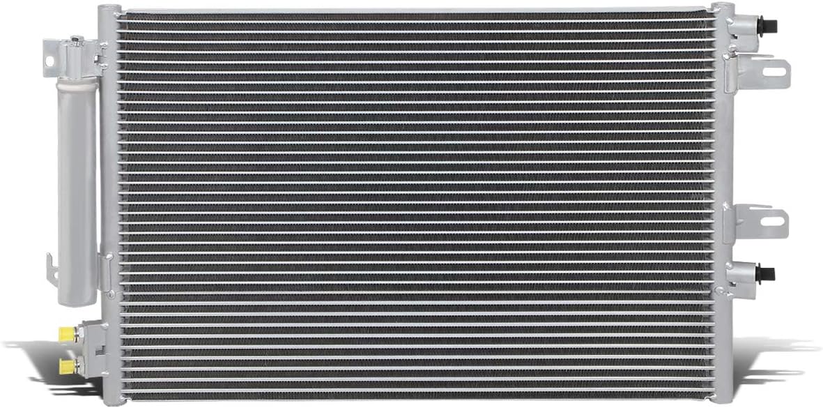 DNA Motoring OEM-CDS-3982 3982 Condensador de aire acondicionado de aluminio del AC