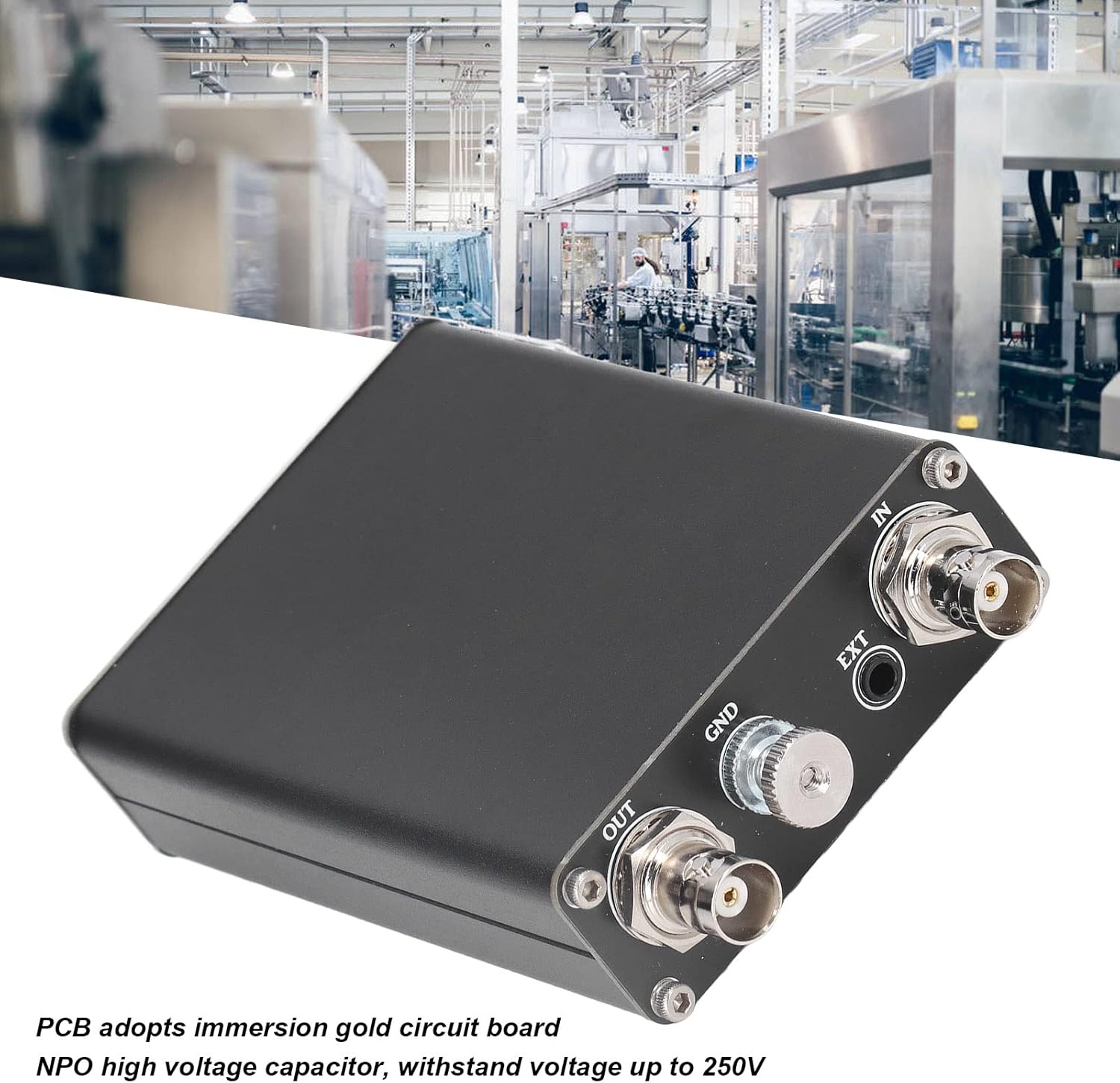 ATU10 QRP Sintonizador automático de antena con conector BNC 0.91 pulgadas Sintonizador de radio con conexión estable
