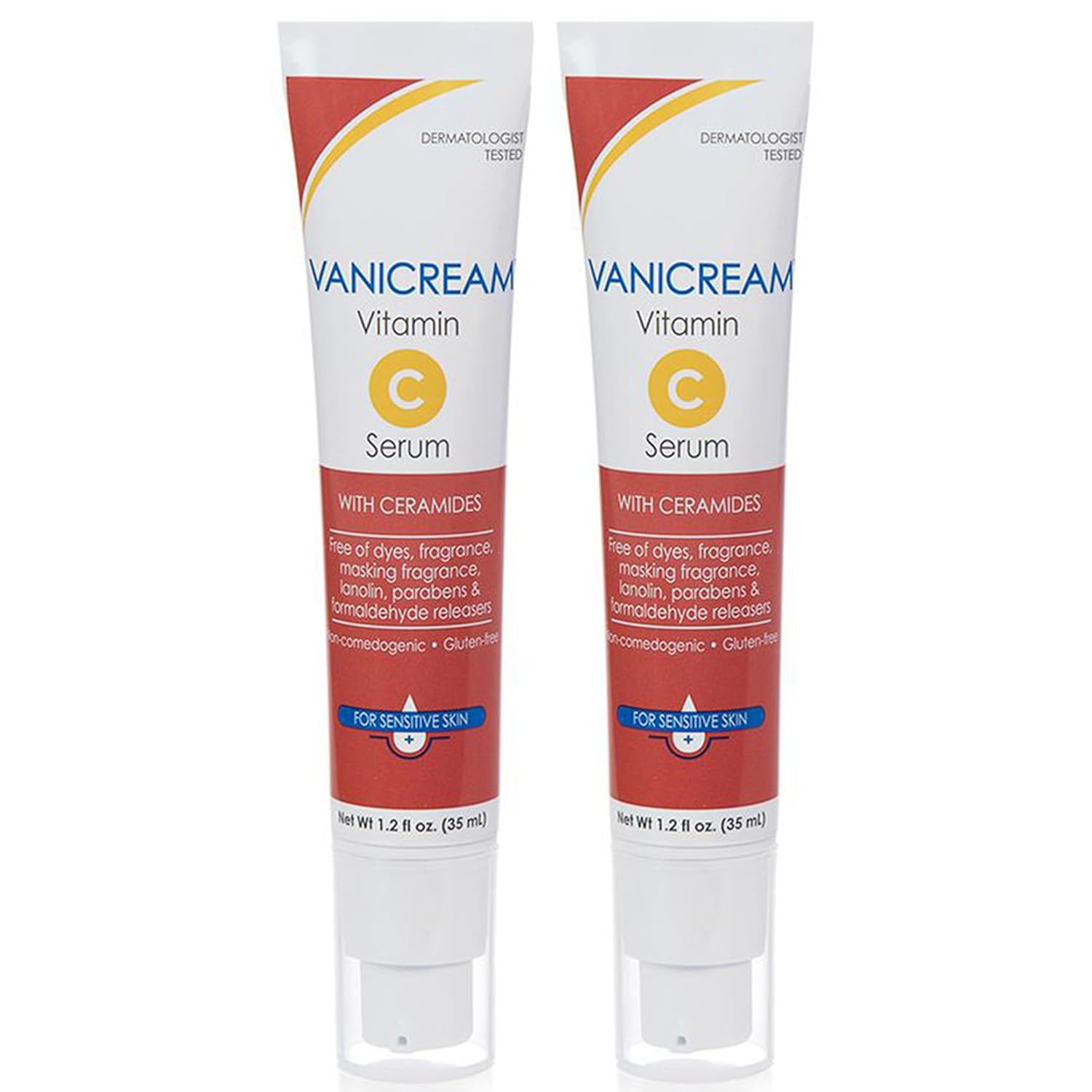 Vanicream SAYN BEAUTY – Crema de vitamina C con ceramidas, 1.2 oz (paquete de 2)