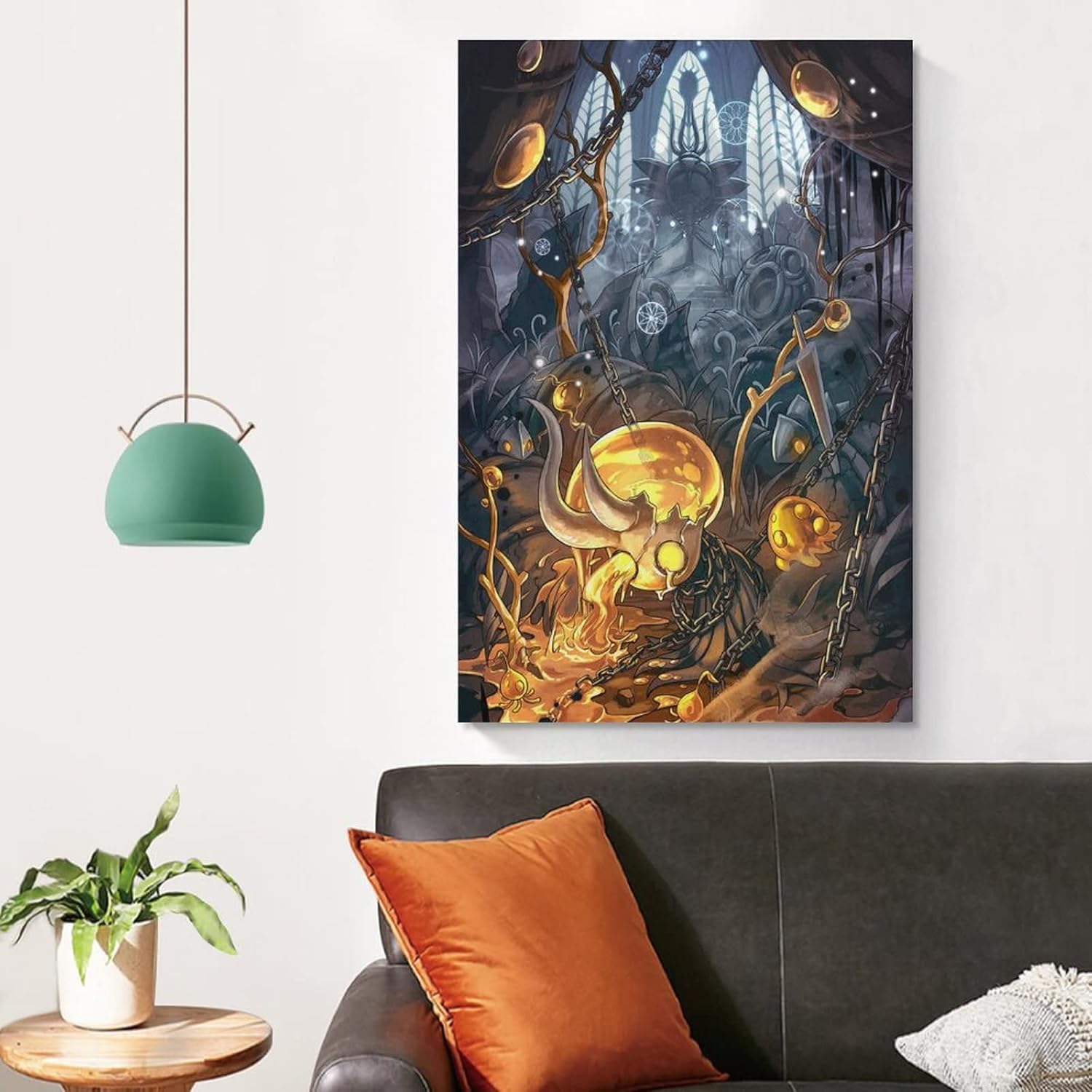 SNKB Póster de caballero hueco, pintura decorativa, lienzo, arte de pared, para sala de estar, dormitorio, 08 x 12 pulgadas (7.9 x 11.8 in)