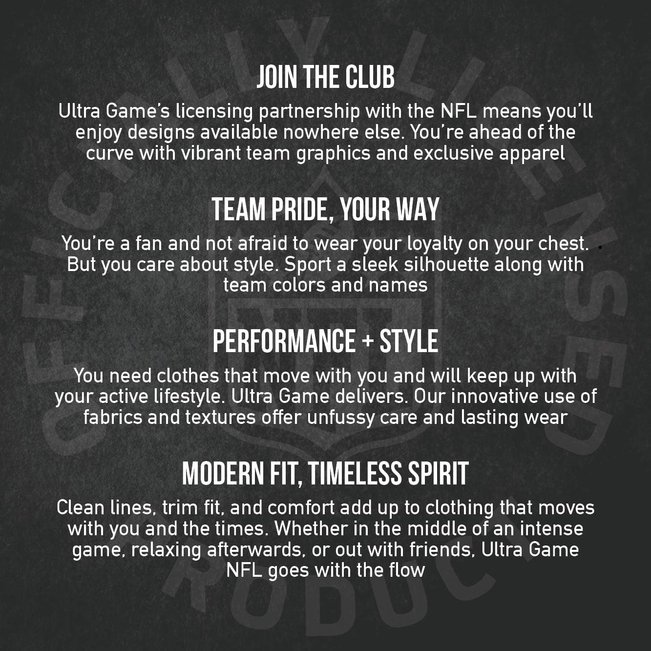 Ultra Game NFL – Camisa polo de jersey de secado rápido para hombre