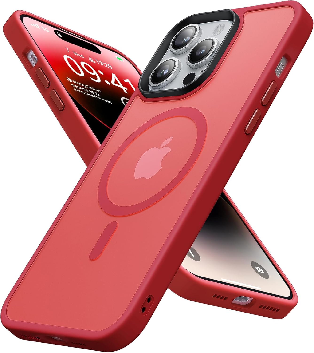 degeca Funda para iPhone 14 Pro Max, protección contra caídas de grado militar, compatible con MagSafe, fuerte magnético a prueba de golpes,