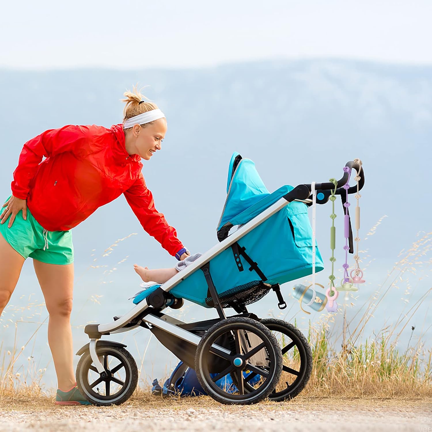Correas de seguridad de silicona para bebés, correas ajustables de bayoneta para chupete de bebé, clips para chupete de bebé, bebé, bebé, bebé,