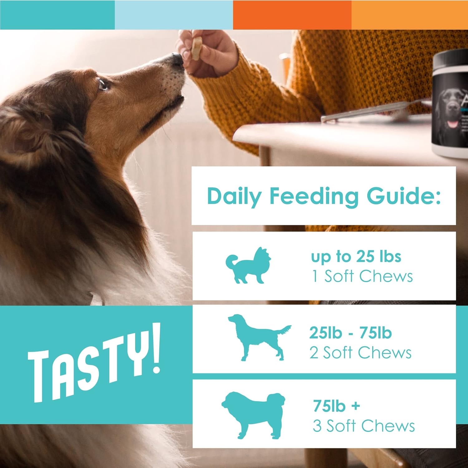 Vitaminas para perros con probióticos y enzimas Array Soft Chews (90 CT)  Suplemento multifuncional trata con apoyo digestivo