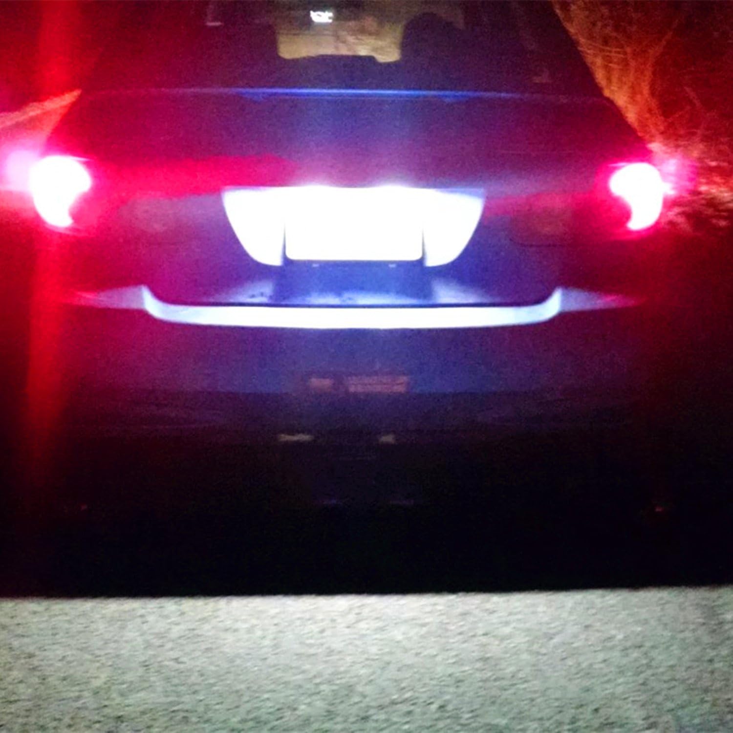 Alla Lighting 2 bombillas LED superbrillantes de 6000 K blanco W5W 2825 W5WLL 2825L 2825L marcador lateral delantero trasero tercer freno placa