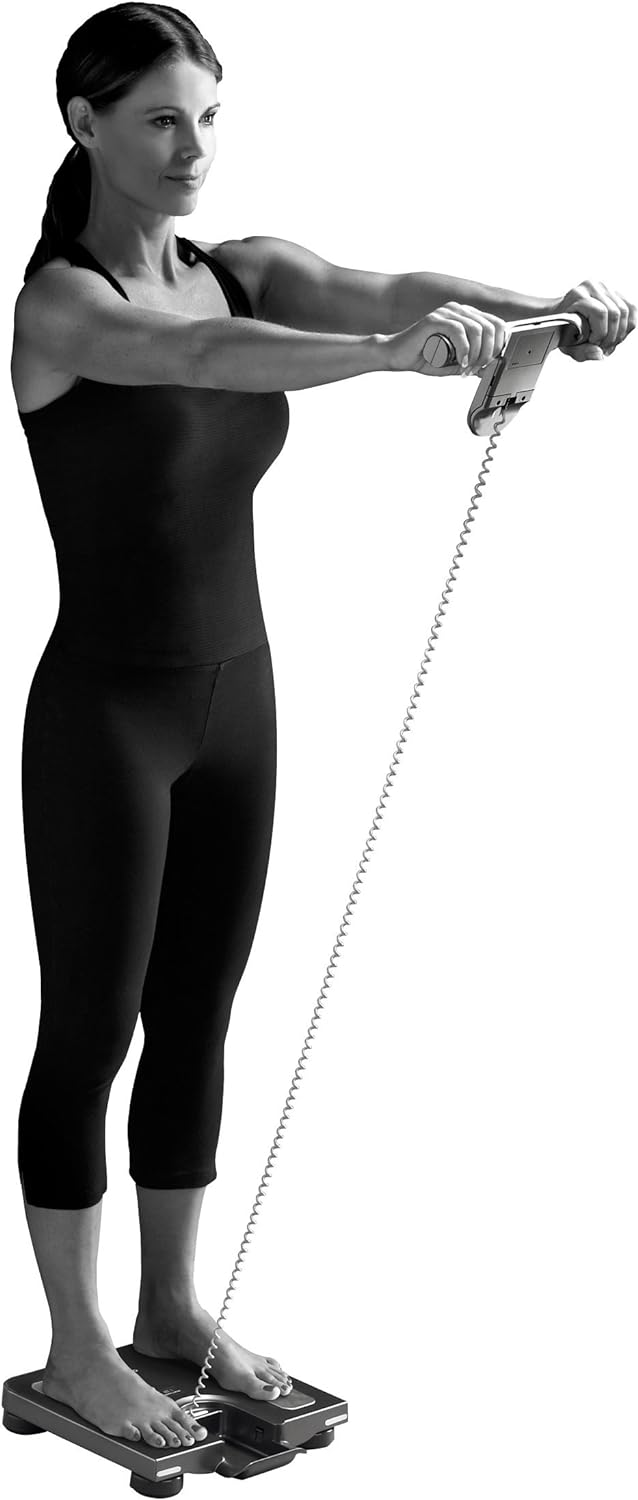 Omron Monitor de composición corporal con báscula, 7 indicadores de fitness, memoria de 90 días y monitor de presión arterial de bronce, puño
