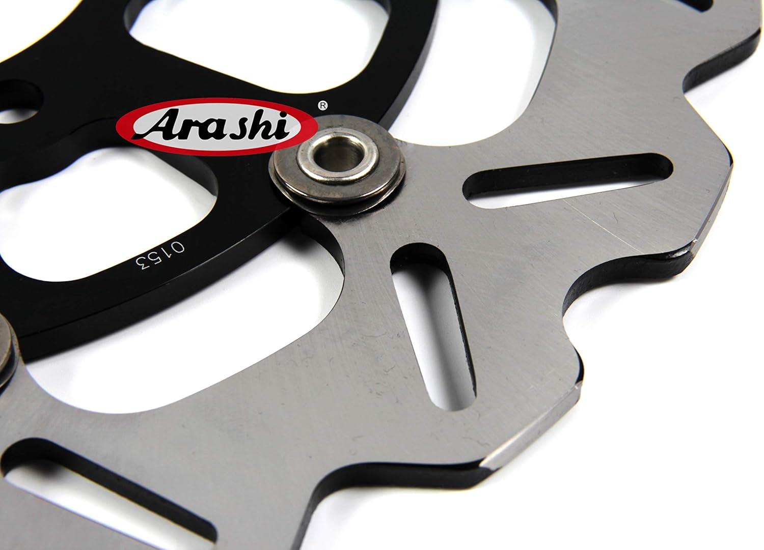 Arashi Rotores de disco de freno delantero y trasero para Kawasaki ZZR1400 ABS 2006-2020  Ninja ZX14R 2006-2017 ABS 2013-2017 Accesorios de repuesto