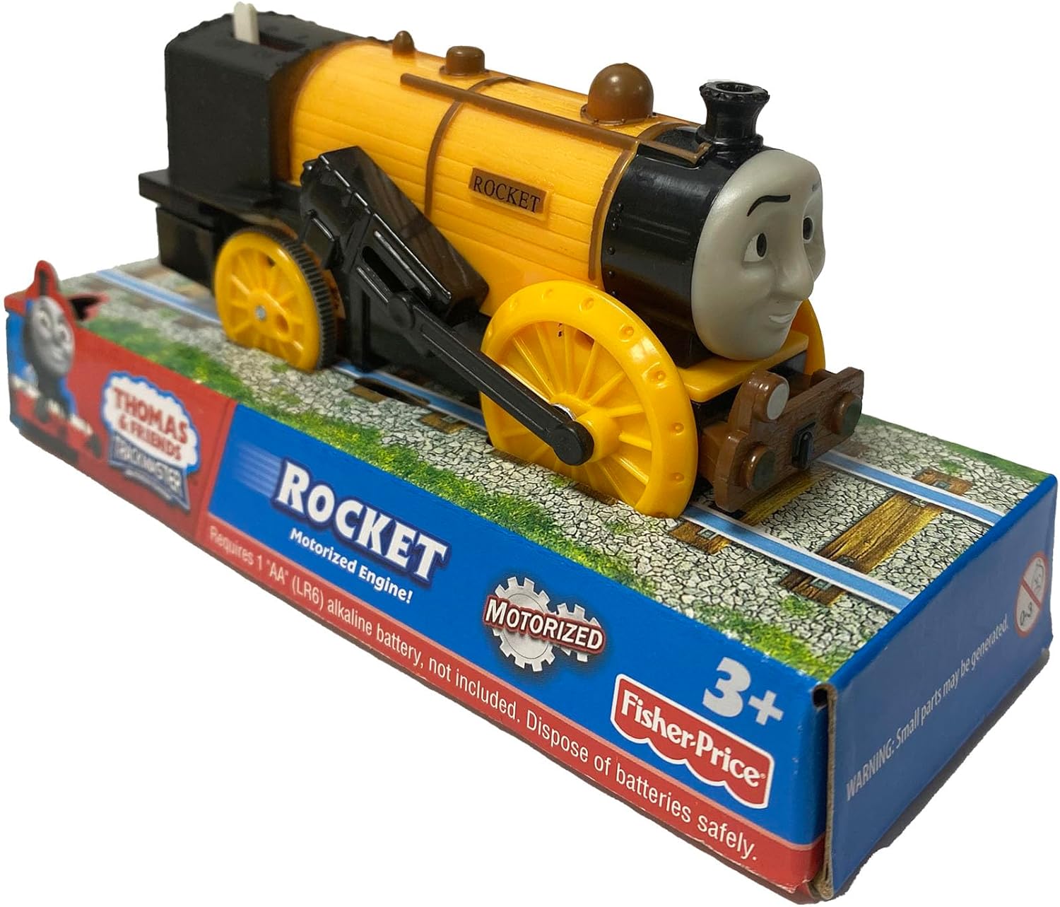 Juego de juguete motorizado con motor de tren de cohete, juego de juguetes para amigos de tren a batería, juguetes de tren para niños pequeños para