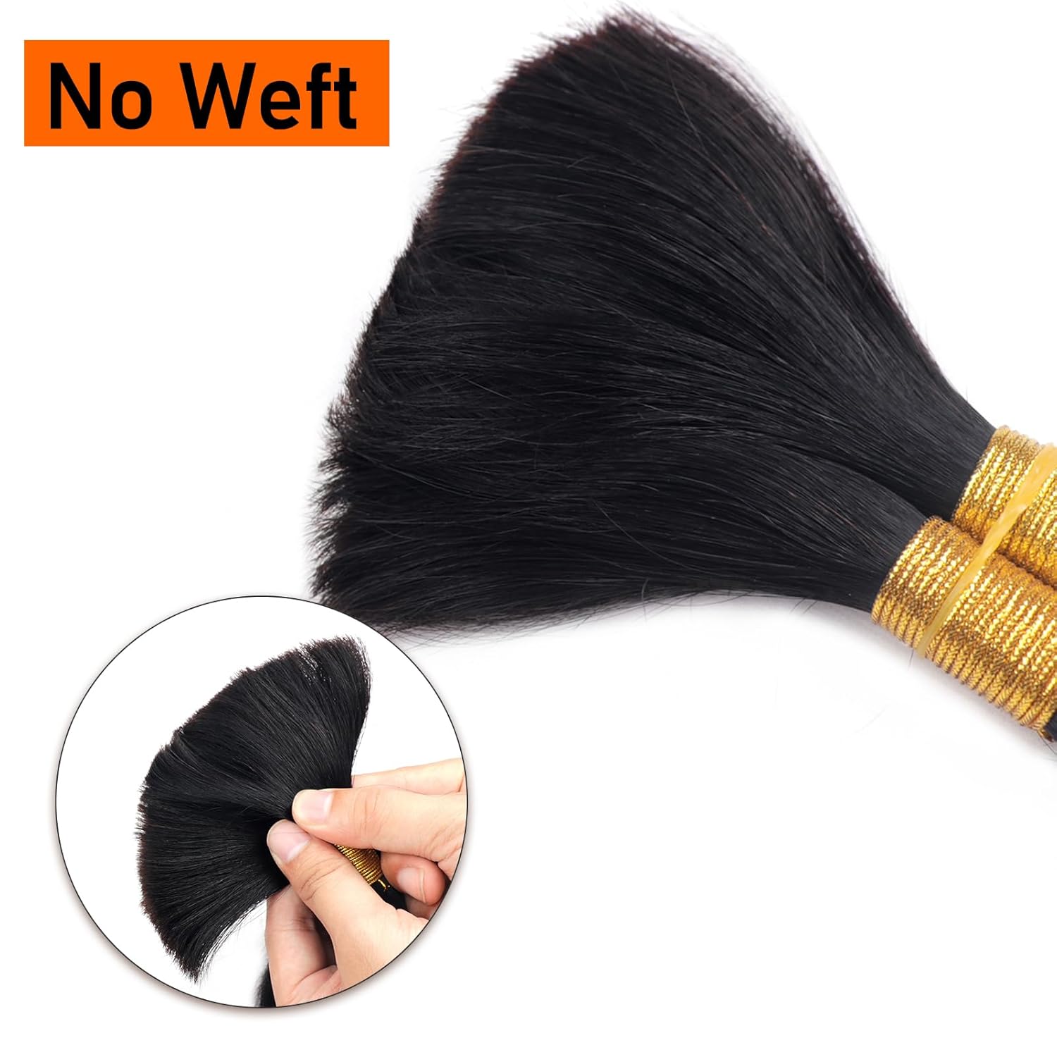 Extensiones de cabello humano ondulado rizado a granel para trenzar, sin trama, extensiones de cabello humano 100% sin procesar, extensiones de