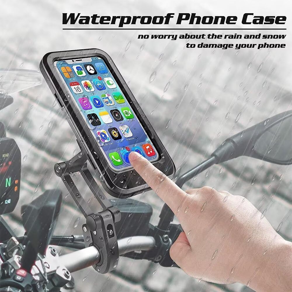 Soporte impermeable para bicicleta de teléfono para Motorola Moto E22s E32 E32s G G Power G14 G200 G22 G32 G41 G42 G51 G52 G62 G71 G71s G82 S30 Pro