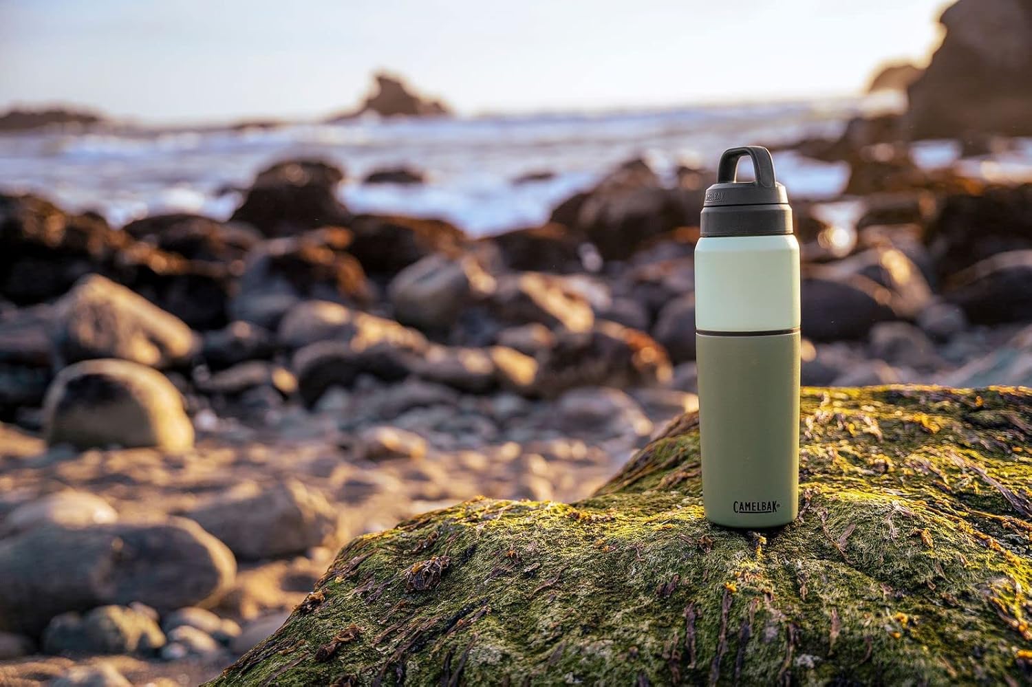 CamelBak Botella de agua y taza de viaje MultiBev – Acero inoxidable aislado