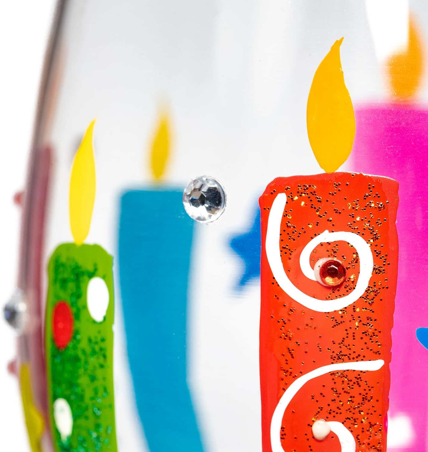 YIYUKODO Copa de vino artesanal  Pintada a mano, 15 onzas  Ideal para aficionados al vino  Elegante celebración esencial  Incluye caja de regalo