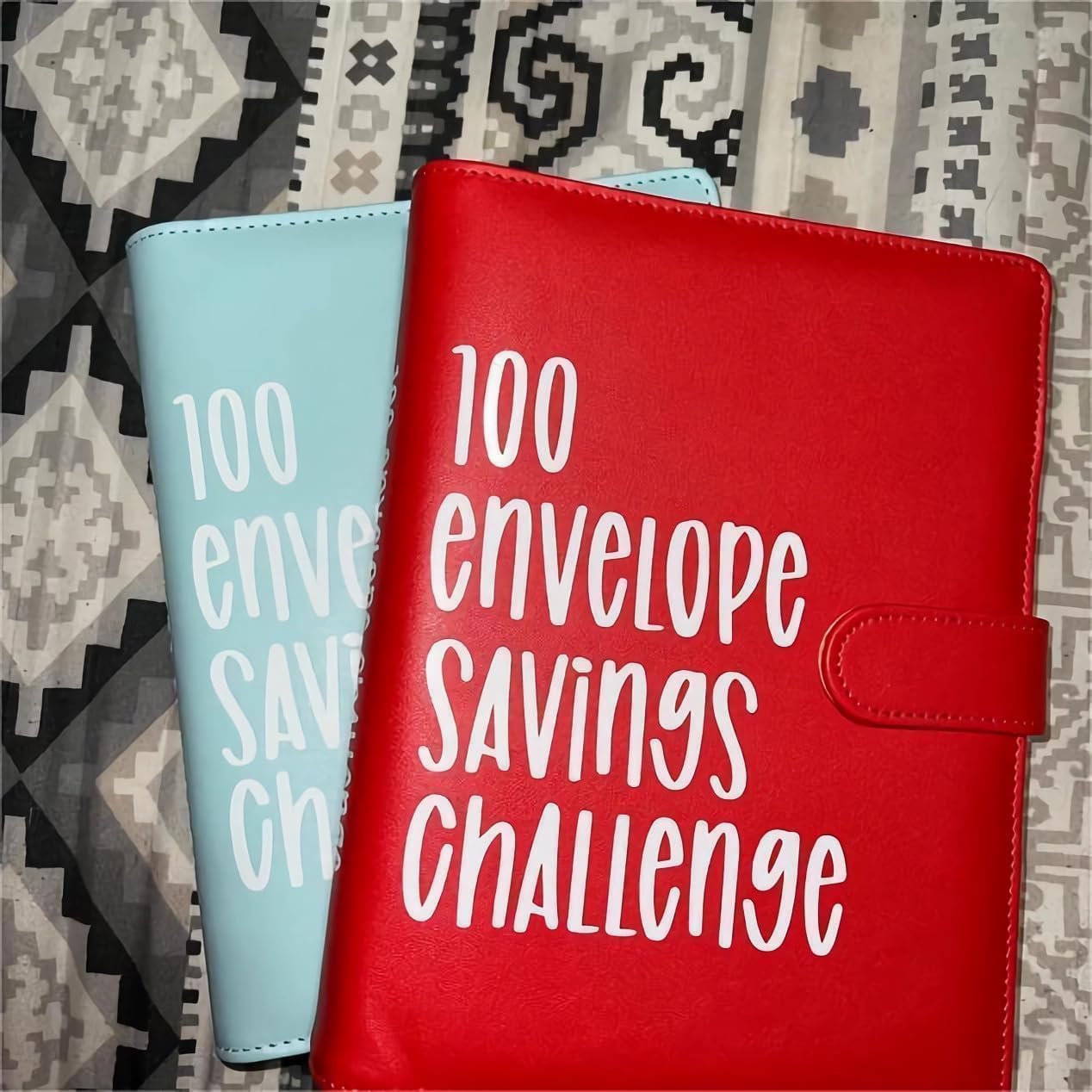Carpeta de desafío de 100 sobres  Una manera fácil y divertida de ahorrar $5,050  Carpeta de desafíos de ahorro, carpeta de presupuesto con sobres