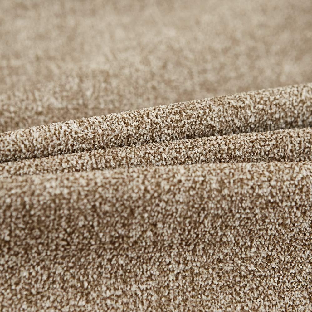 MERNETTE – Funda de cojín cuadrado de chenille, suave, decorativa, para decoración del hogar, para sofá, cama, silla, sillón, paquete de 2 unidades