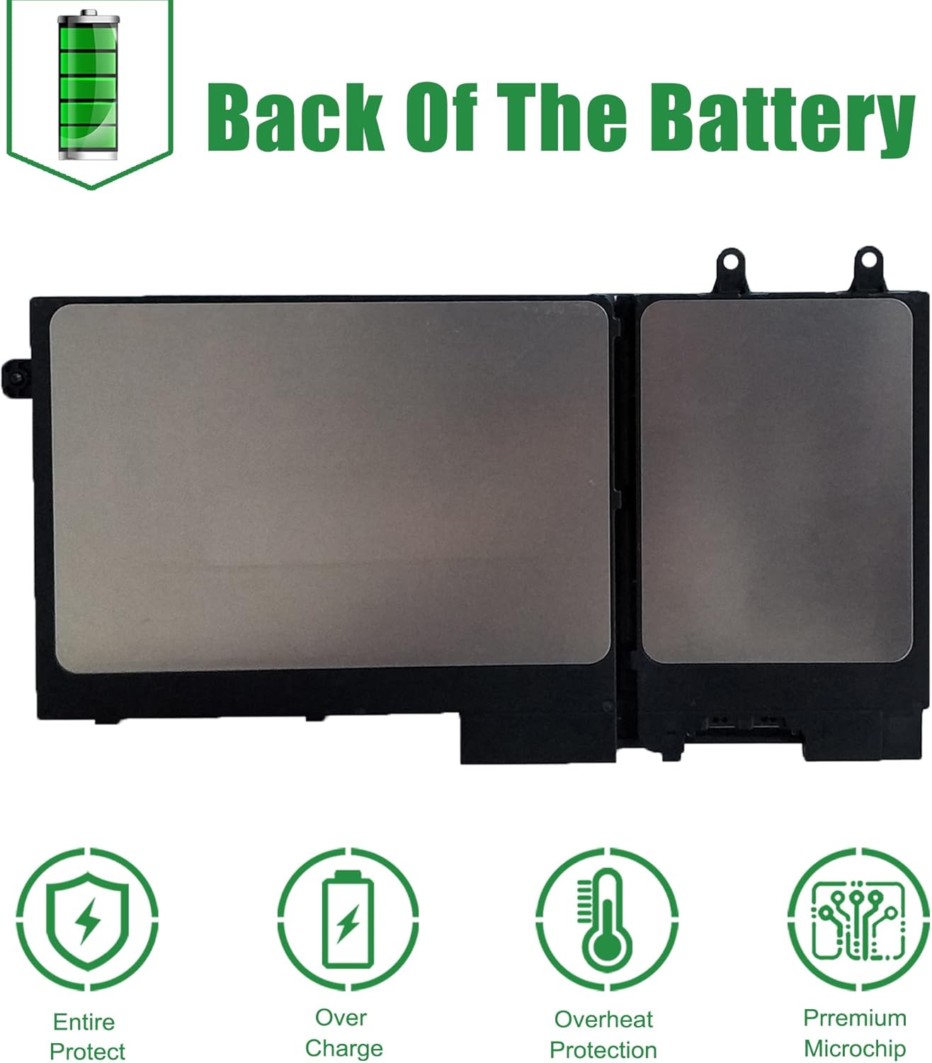 R8D7N 0H82T6 – Batería de repuesto para laptop Dell Latitude 5401 5501 5410 5411 5510 5511 Precision 3550 3541 3551 Series H82T6 0C5GV2 C5GV2 0W8GMW
