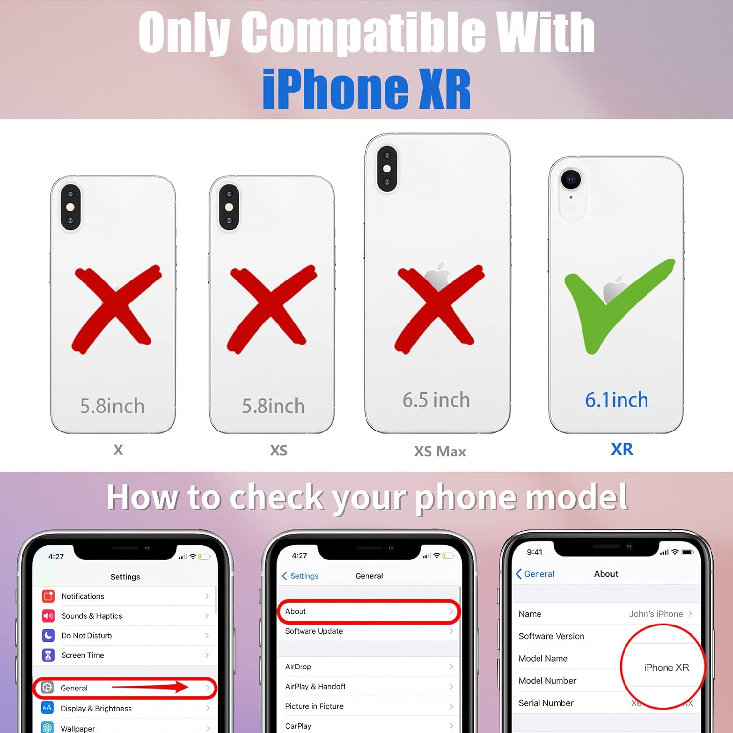 Toycamp Funda para iPhone XR, diseño de astronauta espacial, lindo diseño de dibujos animados para hombres, niños, niñas, adolescentes, genial