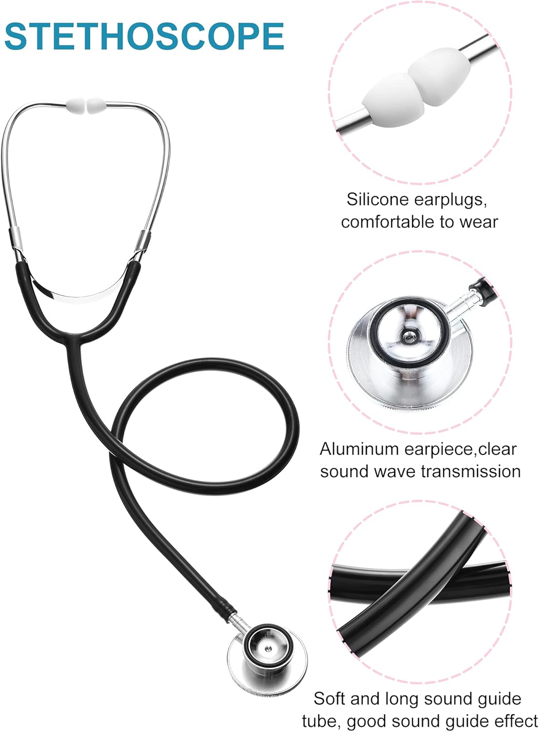 Zhanmai Conjunto de uniforme médico, disfraz de juego de simulación con juguete de juego de rol para Halloween