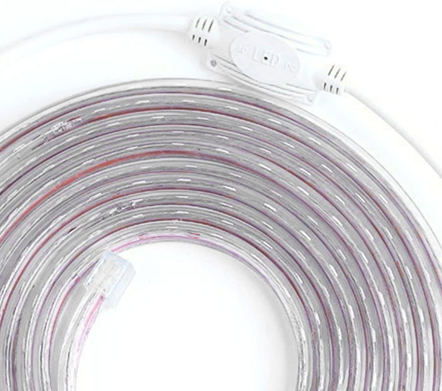 Rosvola Tira de luces LED, enchufe UE 220 V 16.4 pies, tira de luz LED regulable, tira de luz ambiental flexible para sala de estar, espejo Vantiy,