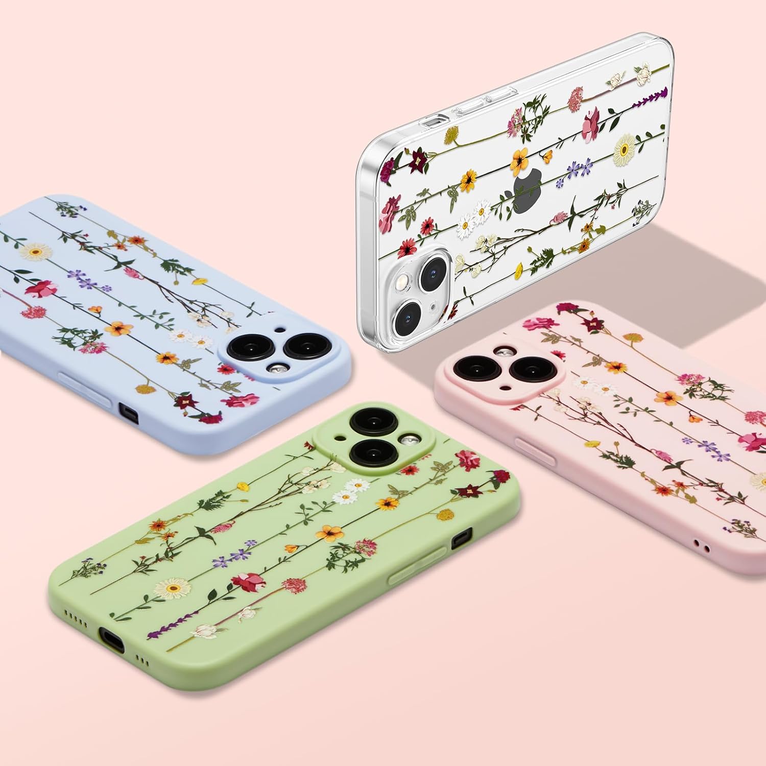 ZTOFERA Funda protectora transparente para iPhone 14, funda protectora de silicona flexible para iPhone 14, delgada y a prueba de golpes, para