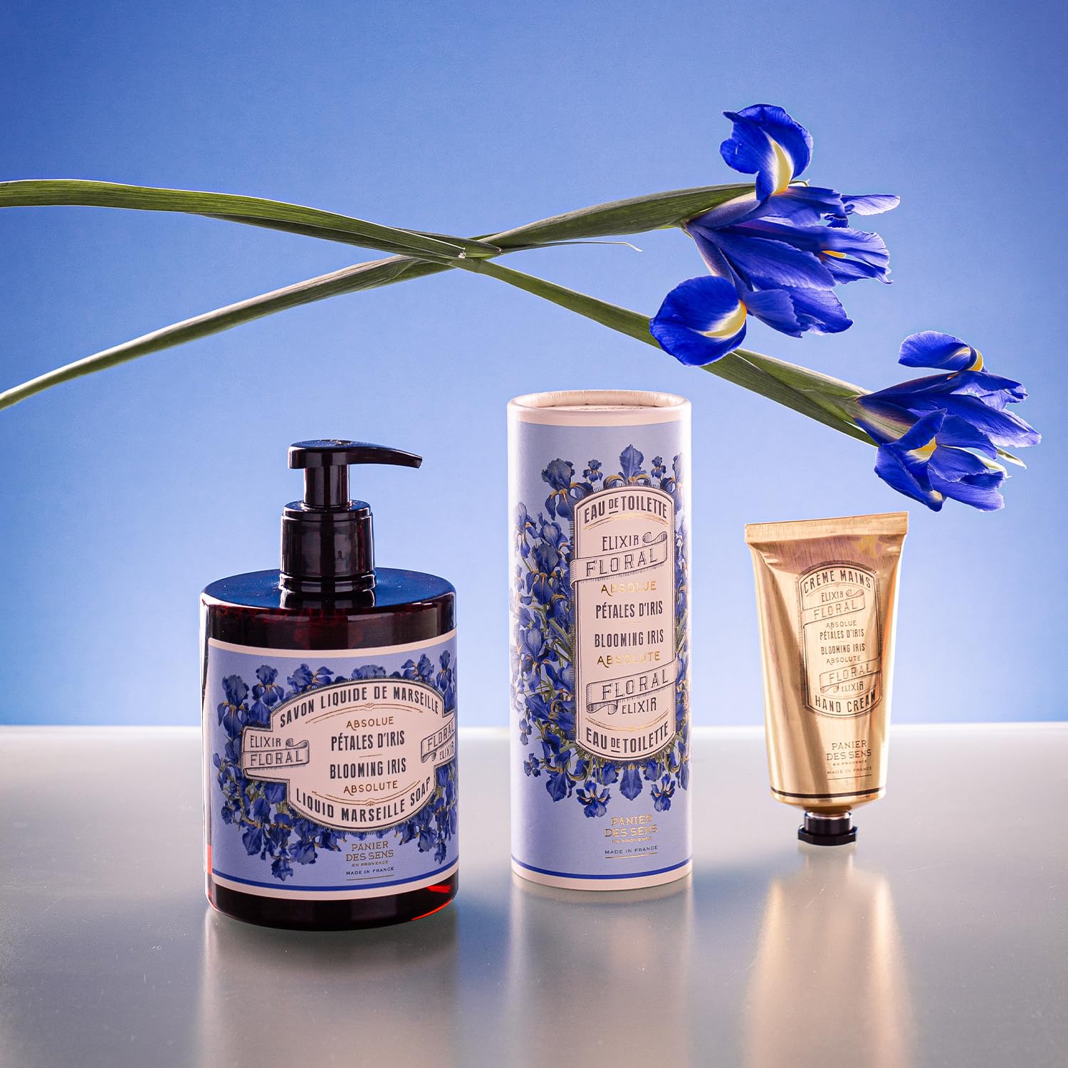 Panier des Sens Nuevo Blooming Iris Eau de Toilette – Perfume ligero para mujer  Fragancia floral natural  Cabello y cuerpo  Regalo para mujeres