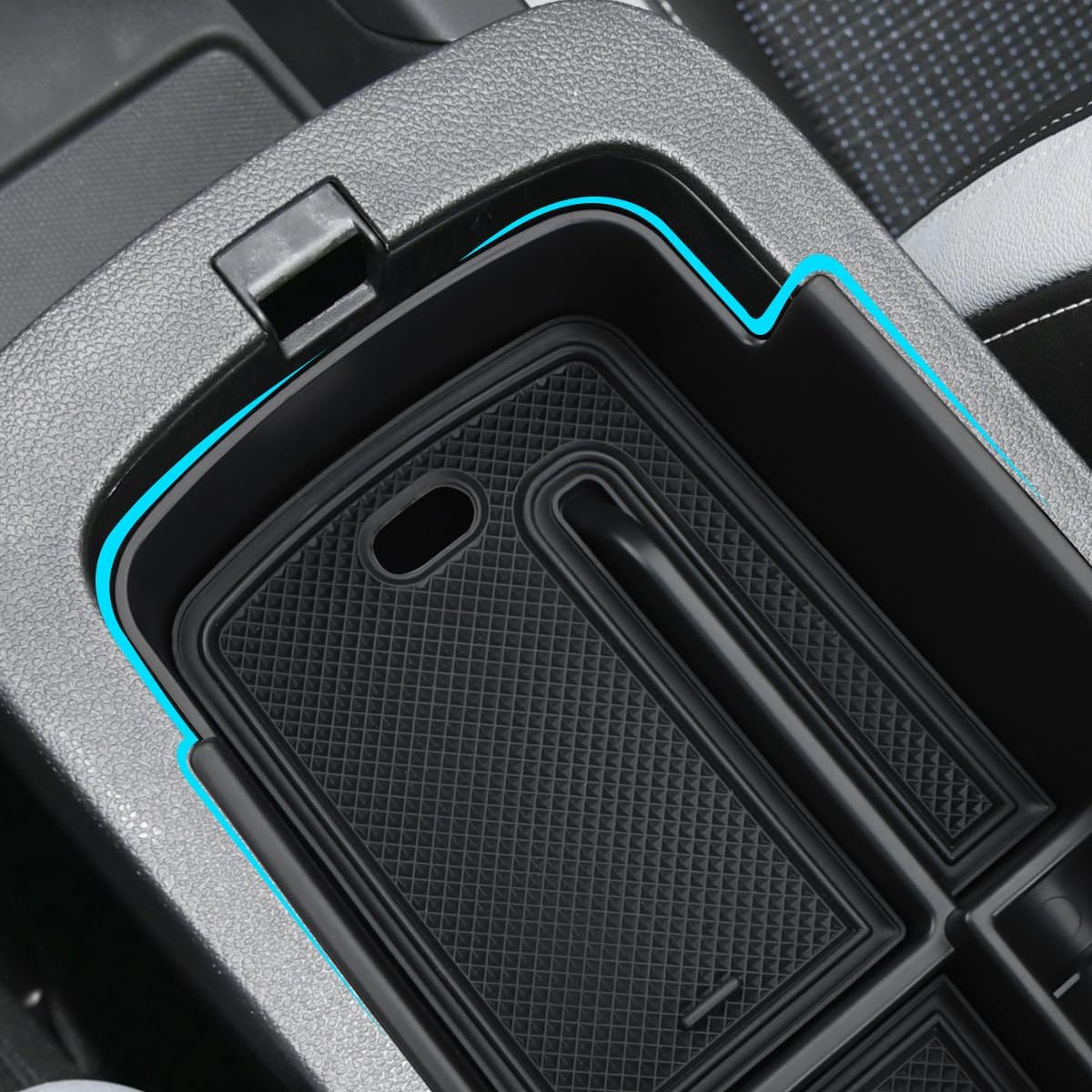 MARCHFA Bandeja organizadora de consola central compatible con Chevy Trax 2024, accesorios para Buick Encore GX Envista 2024, bandeja organizadora