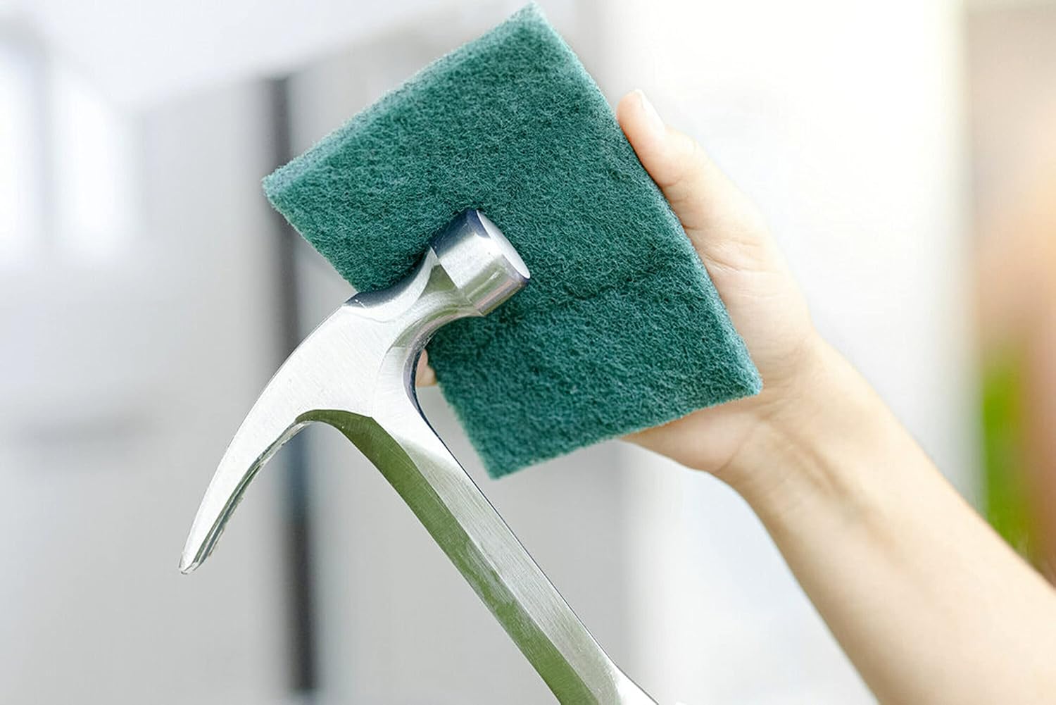 Scotch-Brite – Estropajos resistentes, ideales para herramientas de jardín y parrillas, 8 unidades (paquete de 1), color verde