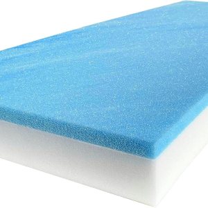 FoamRush Cojín de banco de espuma viscoelástica de gel frío de 6 x 24 x 72 pulgadas, repuesto de firmeza media (espuma de tapicería, reemplazo de FoamRush Cojín de banco de espuma viscoelástica de gel frío de 6 x 24 x 72 pulgadas, repuesto de firmeza media (espuma de tapicería, reemplazo de