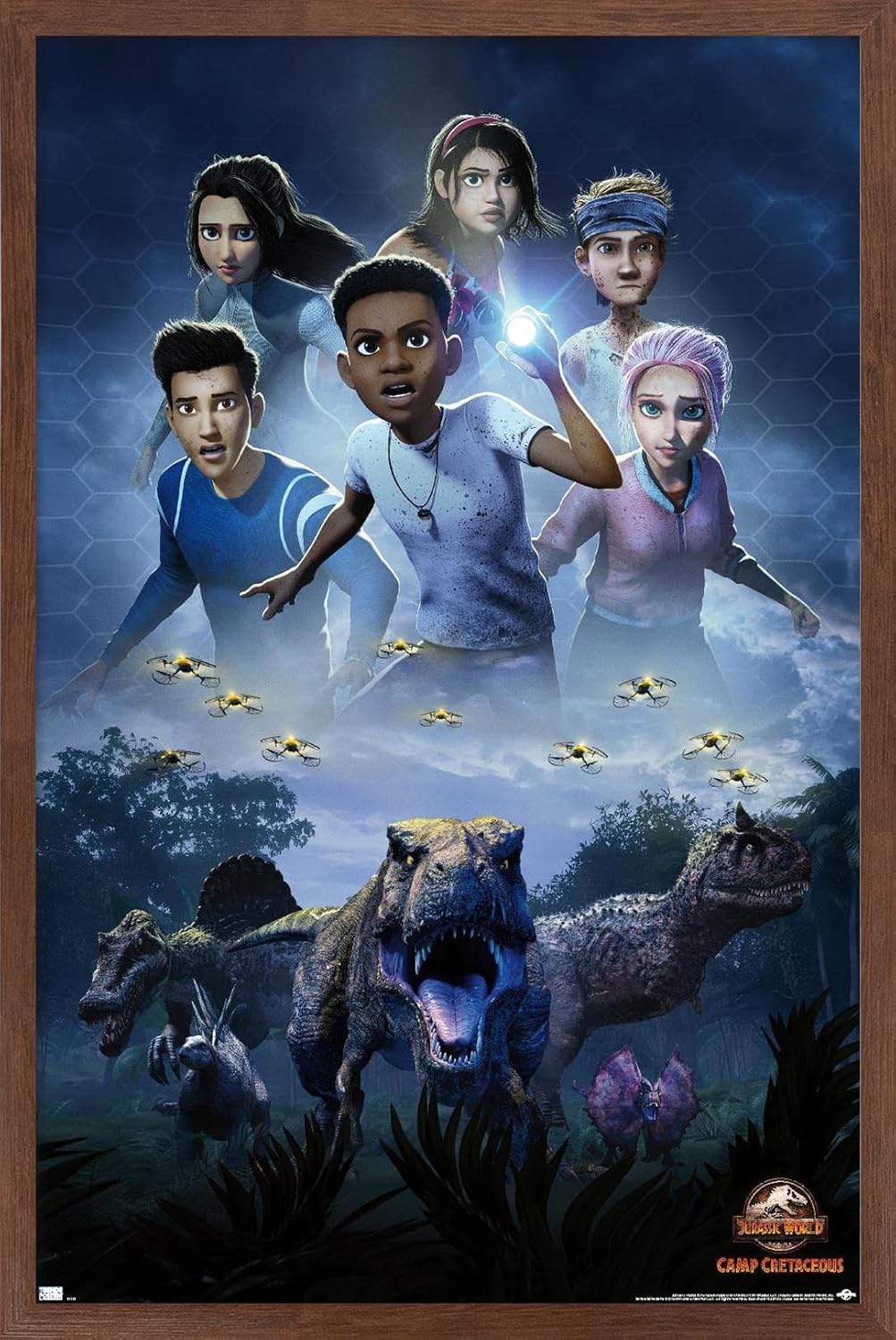 Trends International Jurassic World Camp Cretácico – Póster de pared de una hoja